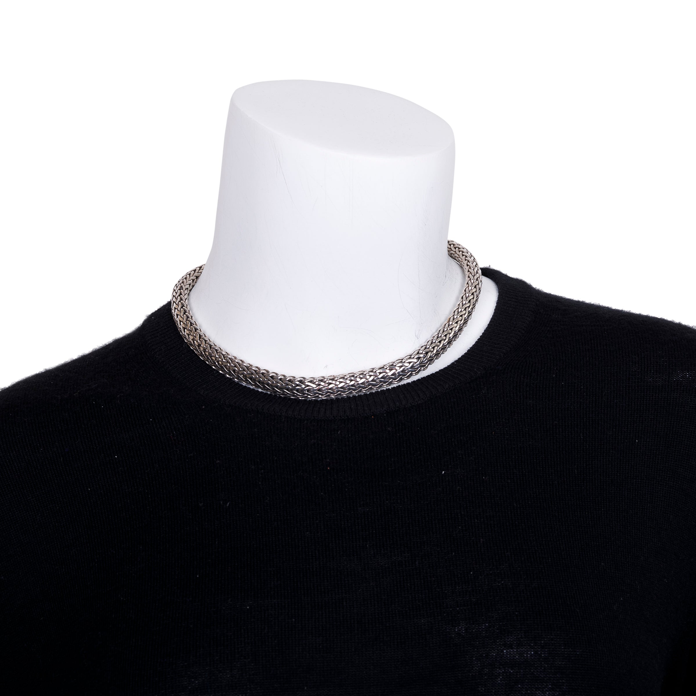 John Hardy Sterling Silver & 18k Yellow Gold 10MM Dot Chain Necklace