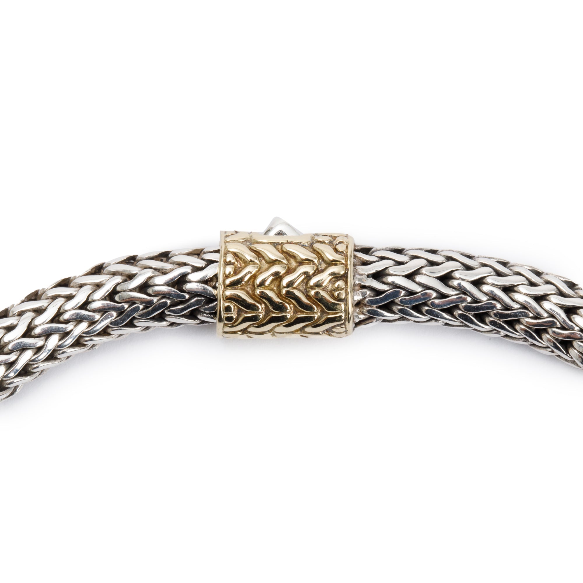John Hardy Sterling Silver & 18k Yellow Gold 6.5 MM Classic Chain Necklace