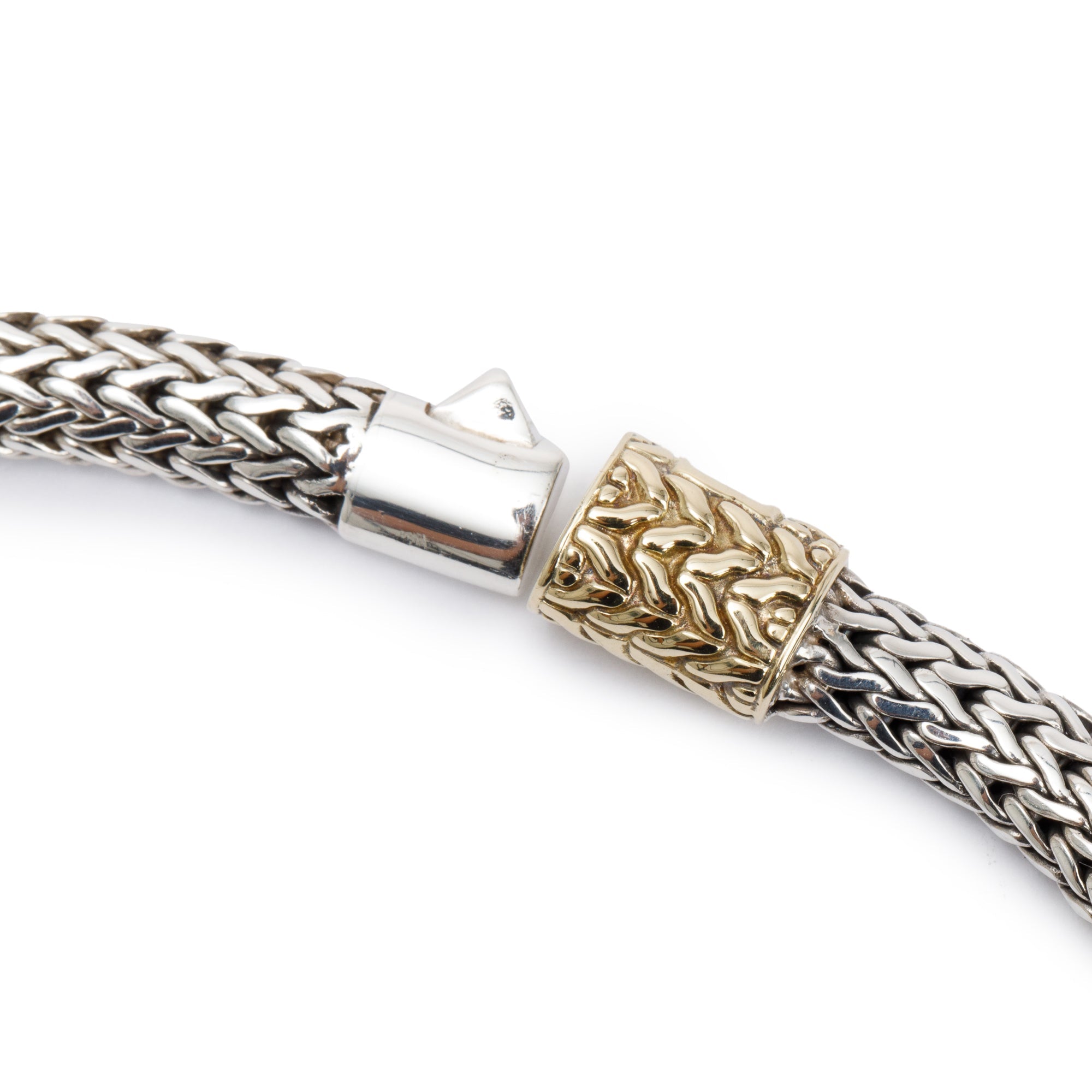 John Hardy Sterling Silver & 18k Yellow Gold 6.5 MM Classic Chain Necklace