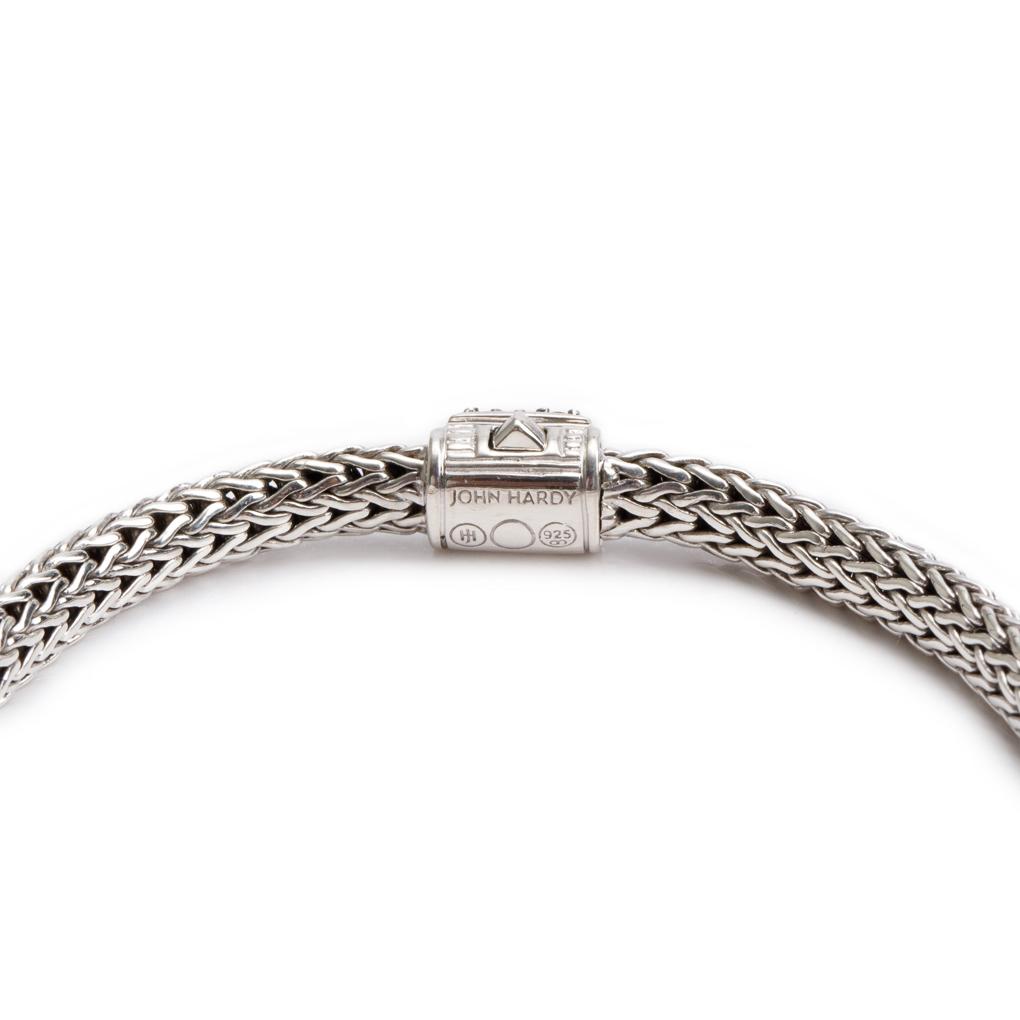 John Hardy Sterling Silver 5 MM Classic Chain Bracelet with Black Sapphire