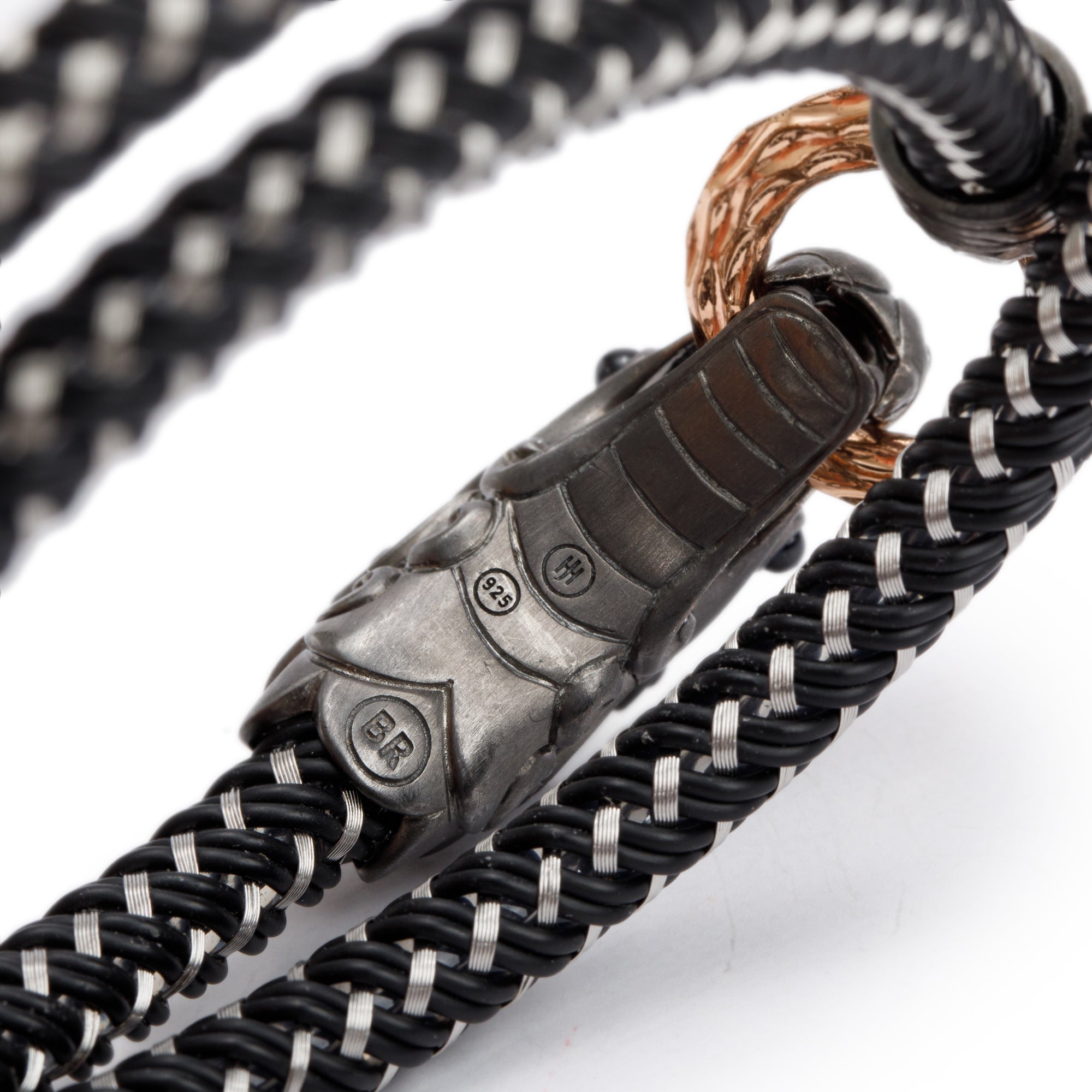 John Hardy Sterling Silver & Bronze Legends of Naga Double Wrap Bracelet