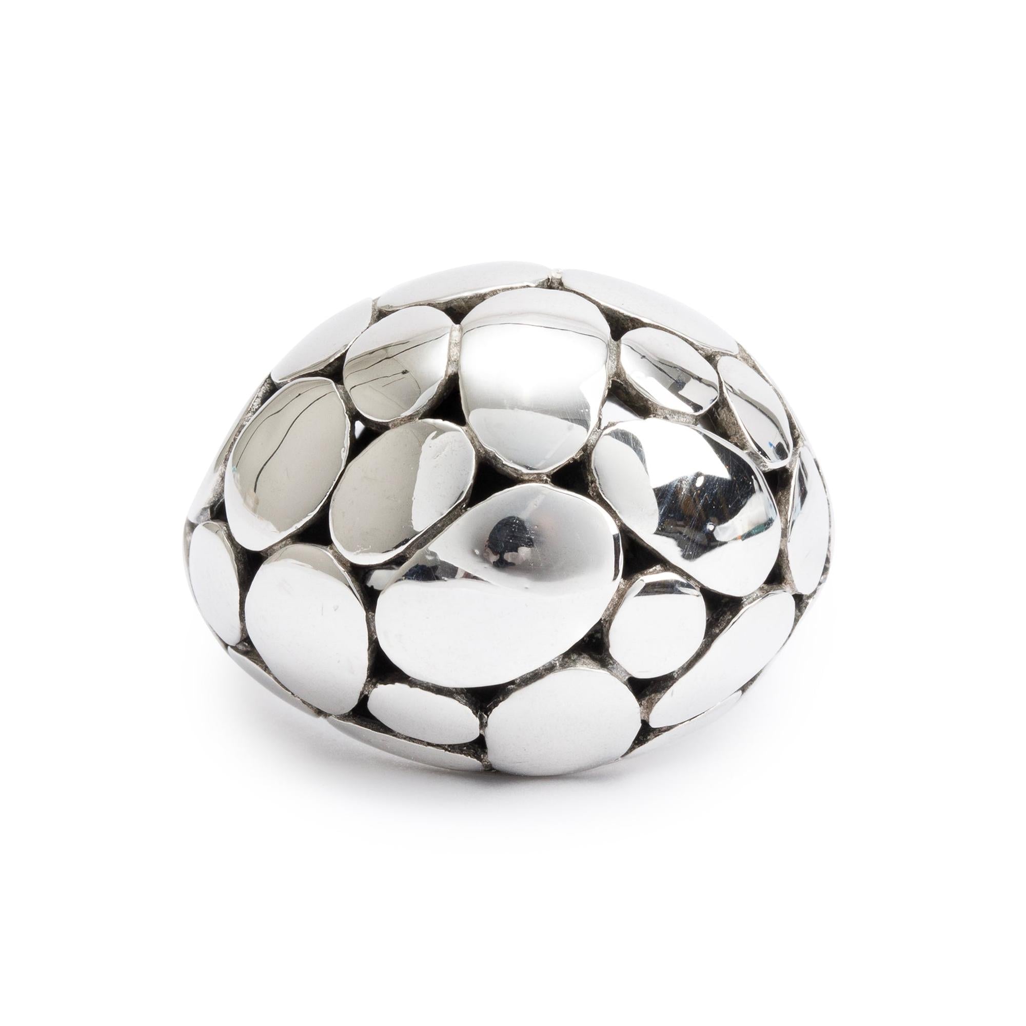 John Hardy Sterling Silver Kali Dome Ring, Size 7.75