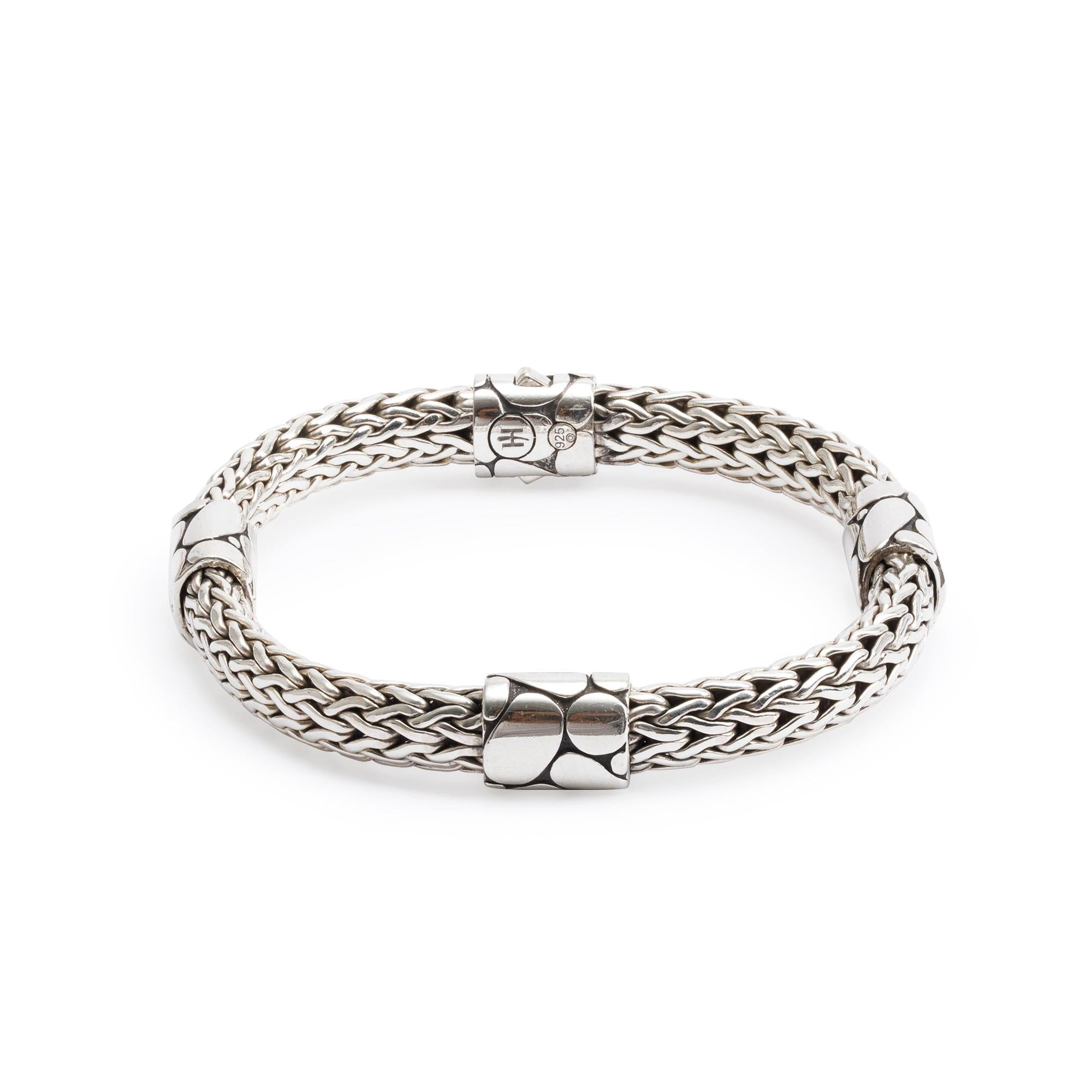 John Hardy Sterling Silver Kali Station Classic Chain Bracelet