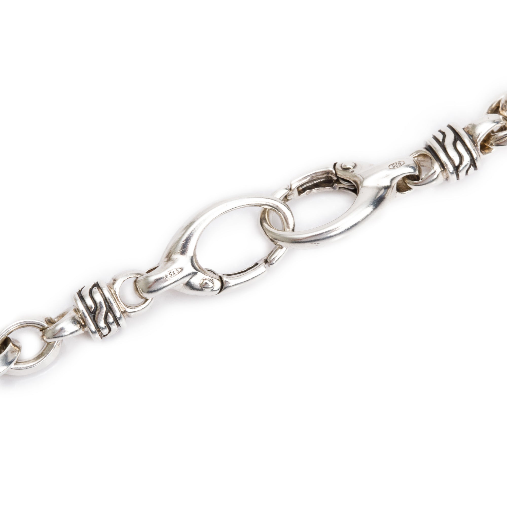 John Hardy Sterling Silver Oval Link Chain Necklace