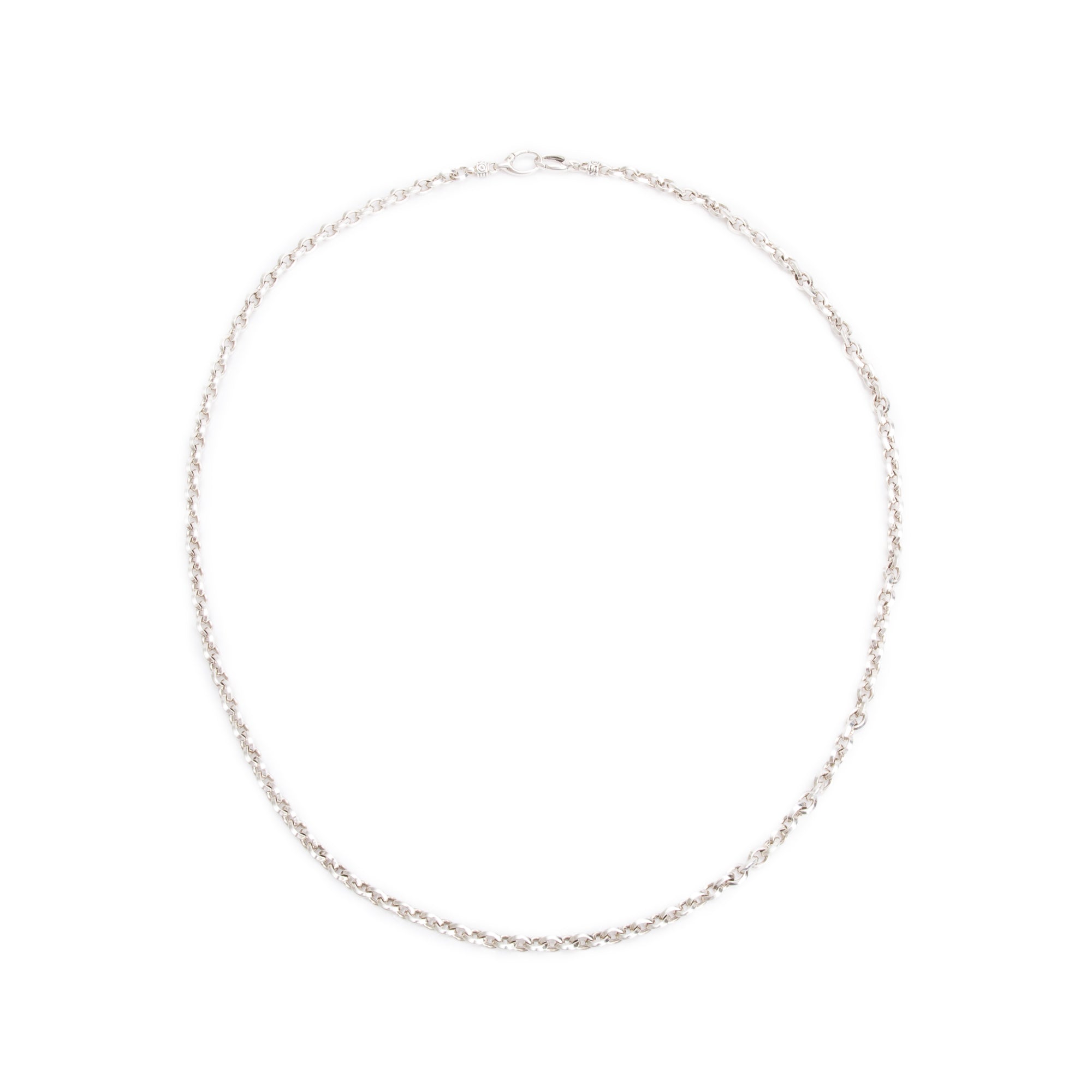 John Hardy Sterling Silver Oval Link Chain Necklace