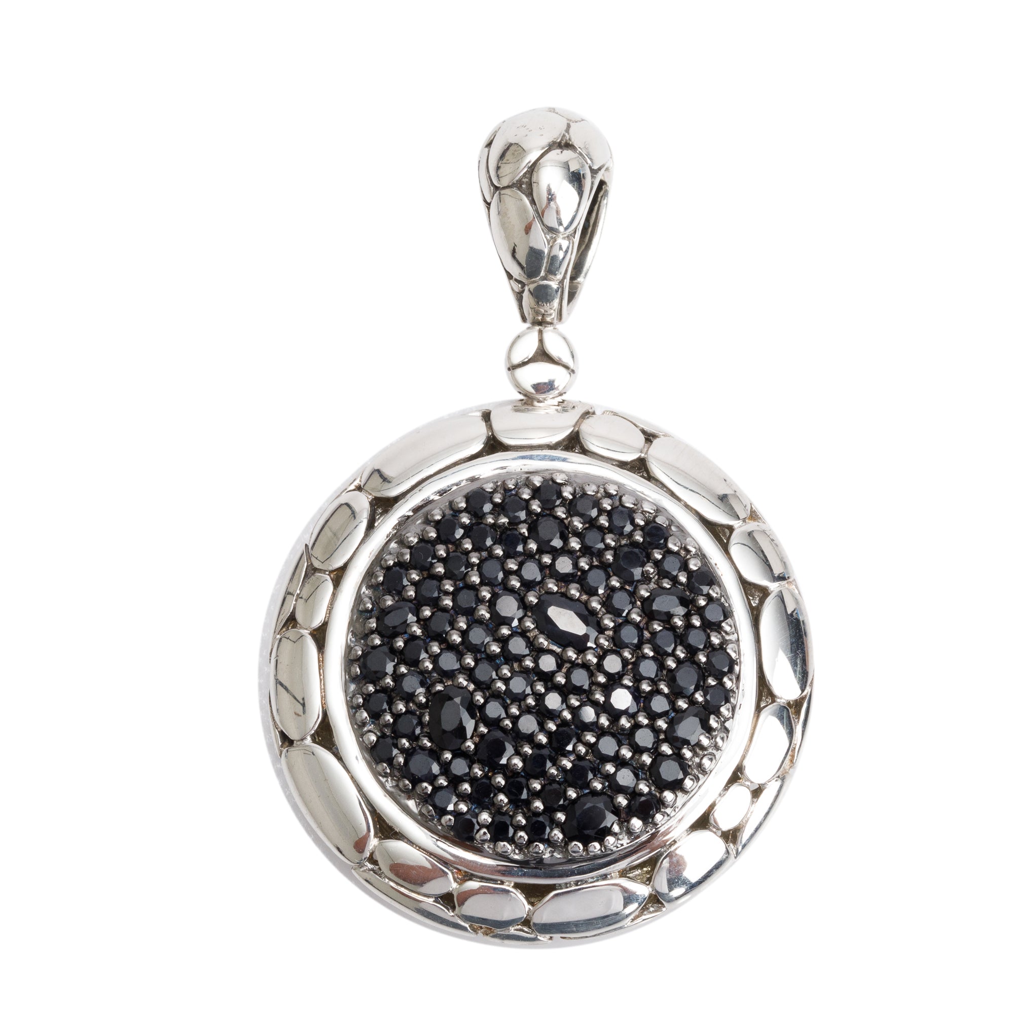 John Hardy Sterling Silver Sapphire Kali Pendant