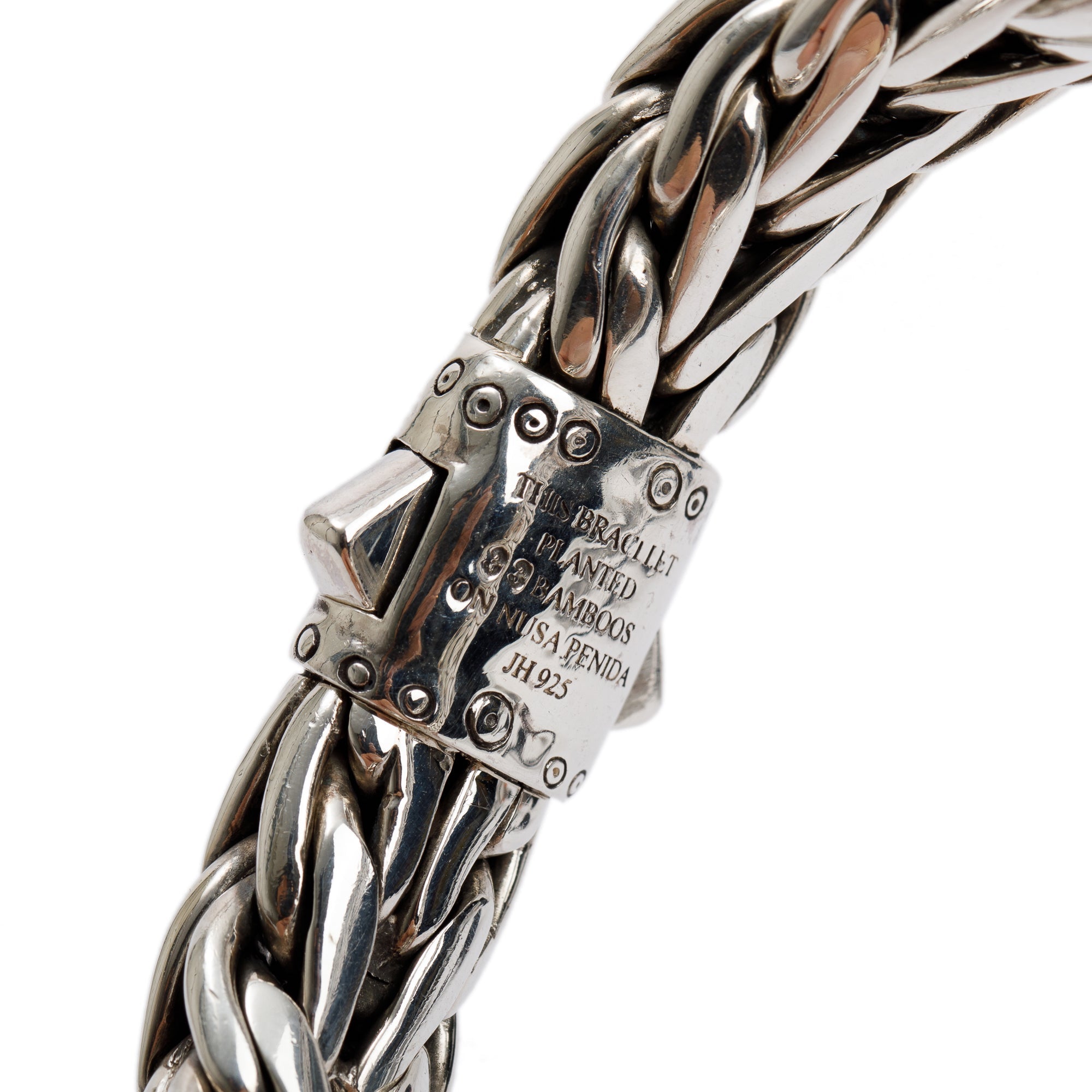 John Hardy Vintage Sterling Silver 10.5MM Classic Chain Icon Bracelet