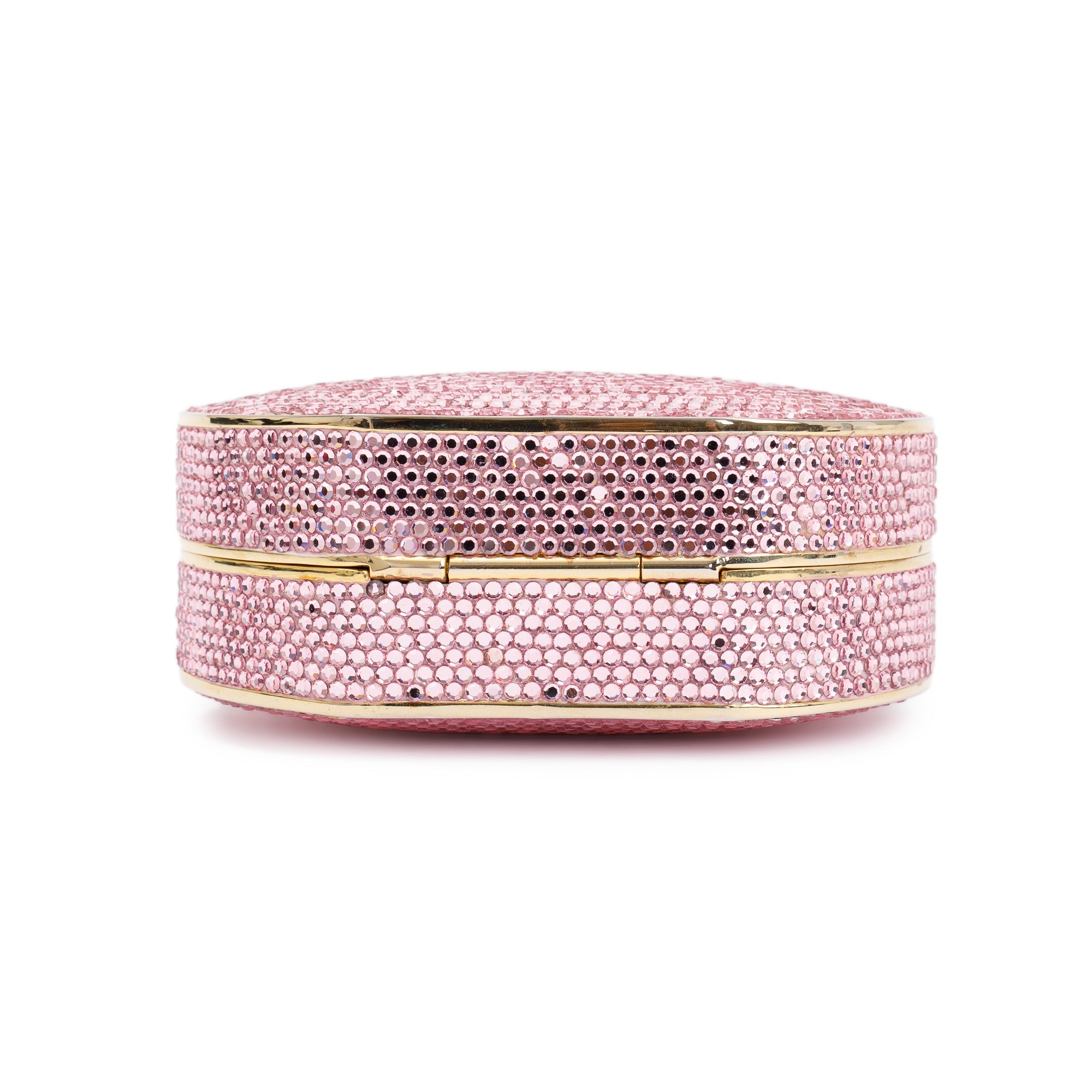 Judith Leiber Mini Pink Crystal Bag
