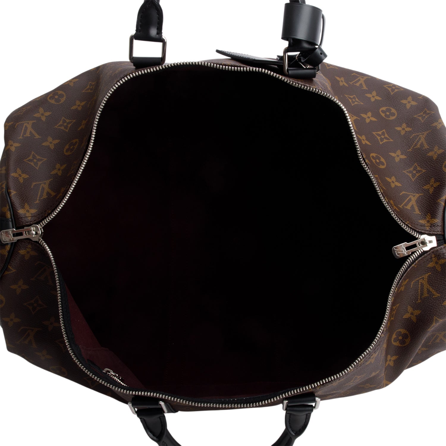 Louis Vuitton Monogram Macassar Keepall Bandouliere 55 w/ Box & Strap