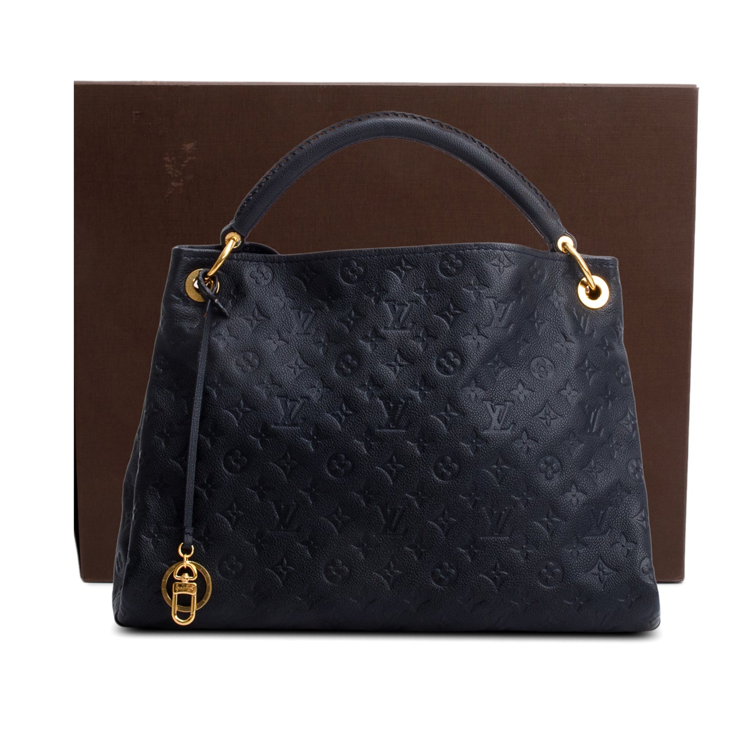 Louis Vuitton Navy Monogram Empreinte Artsy MM w/ Box