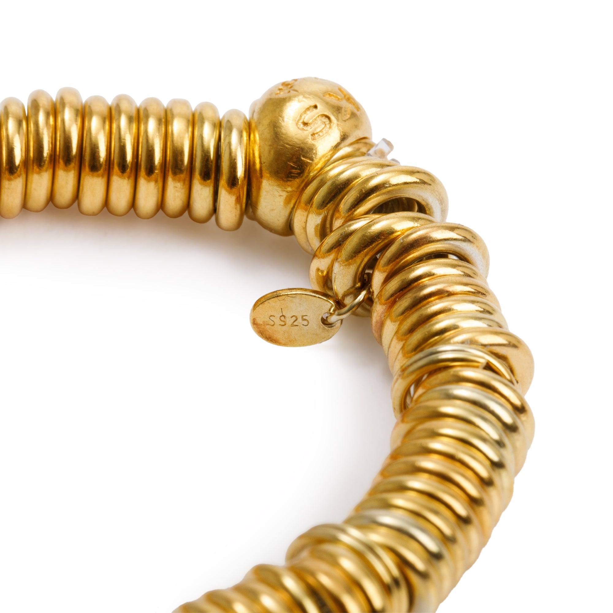 Links of London 18k Yellow Gold Vermeil and Diamonds Sweetie Charm Bracelet