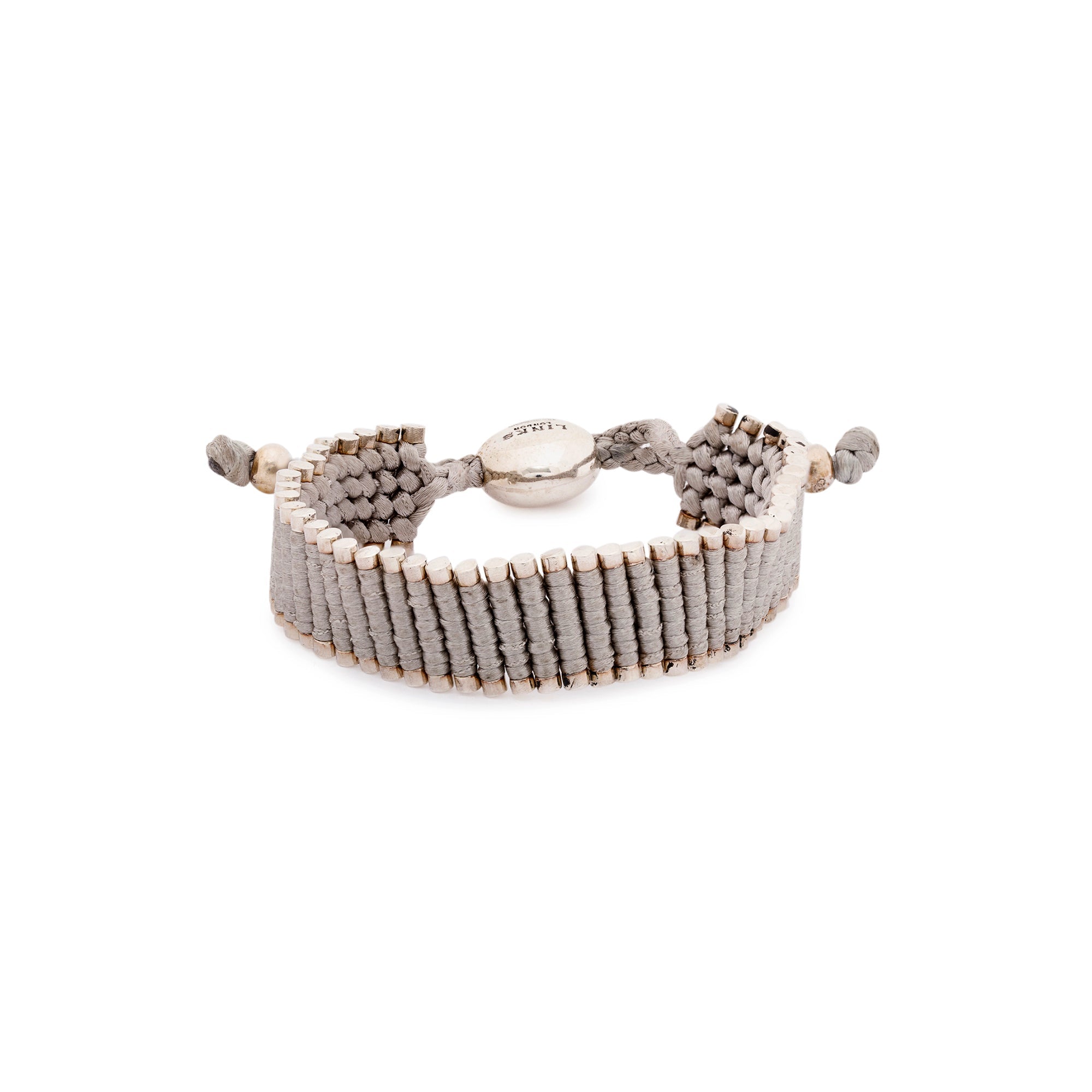 Links of London Grey Wide Friendship Bracelet