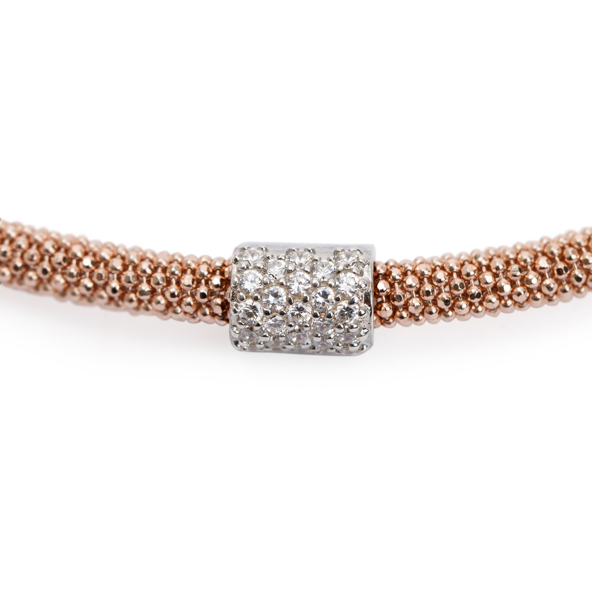Links of London Rose Gold Vermeil Effervescence Star Dust CZ Necklace