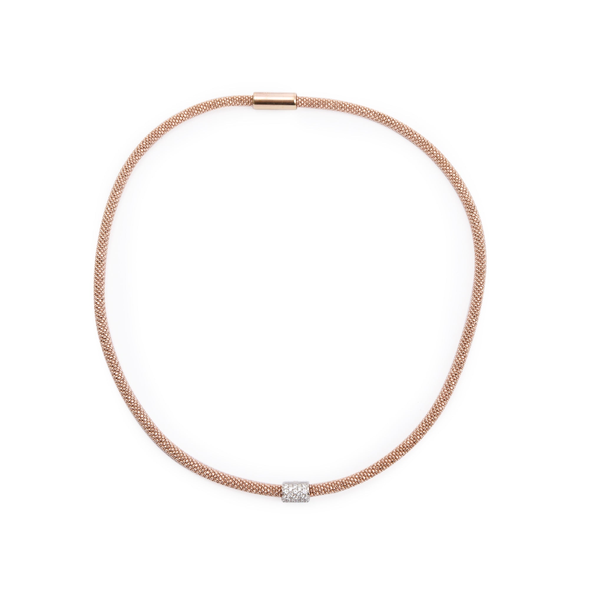 Links of London Rose Gold Vermeil Effervescence Star Dust CZ Necklace
