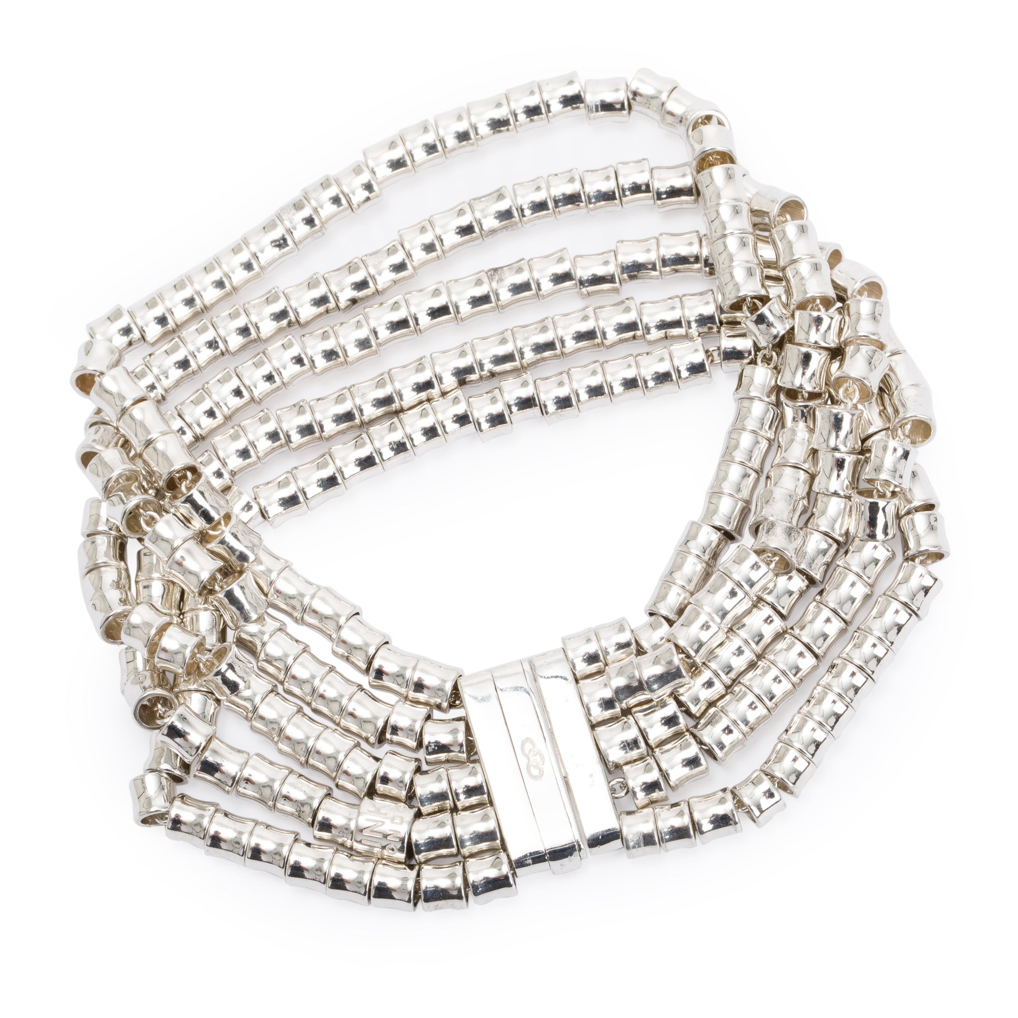 Links of London Sterling Silver Allsorts Five-Row Bracelet