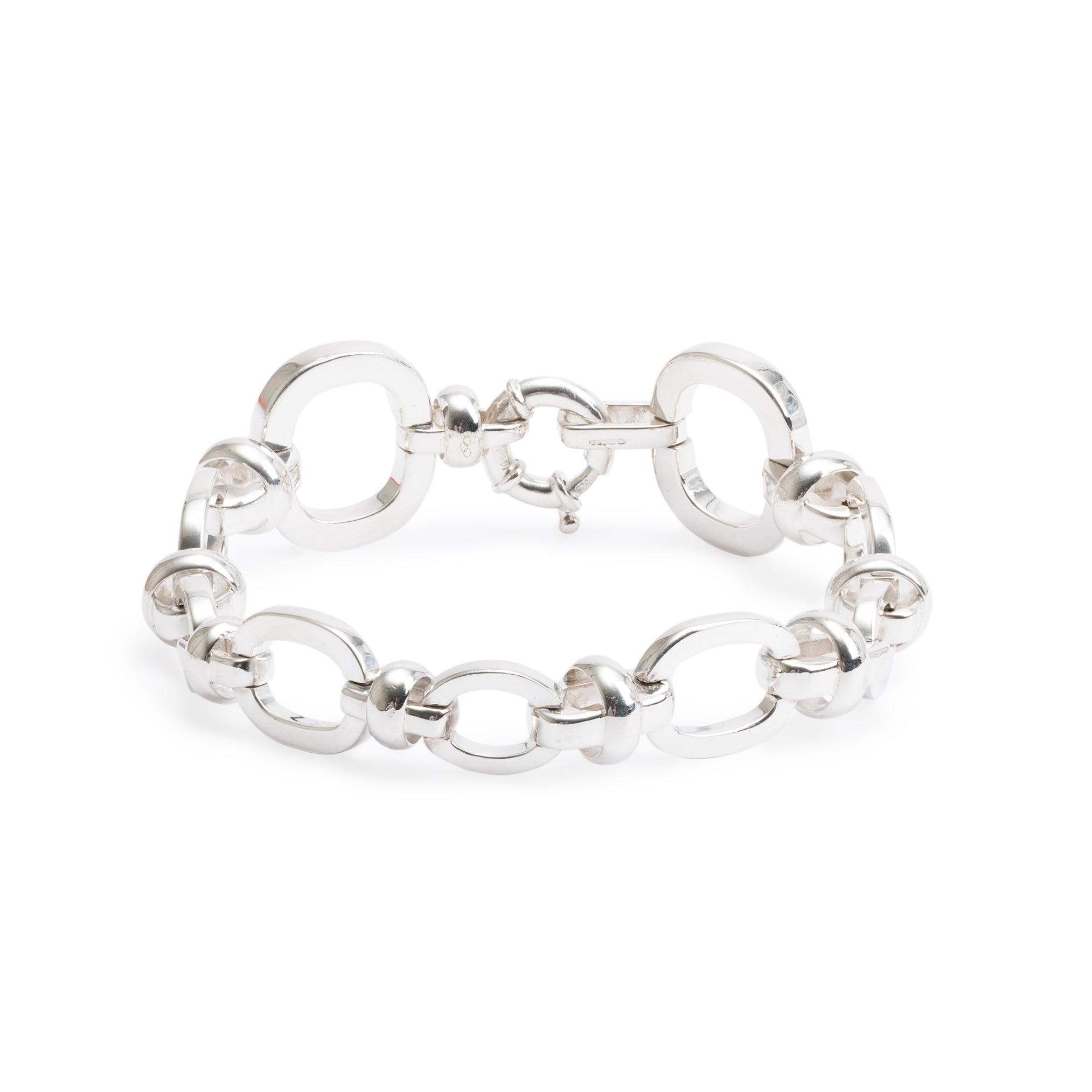 Links of London Sterling Silver Brit Lines Bracelet w/ Box