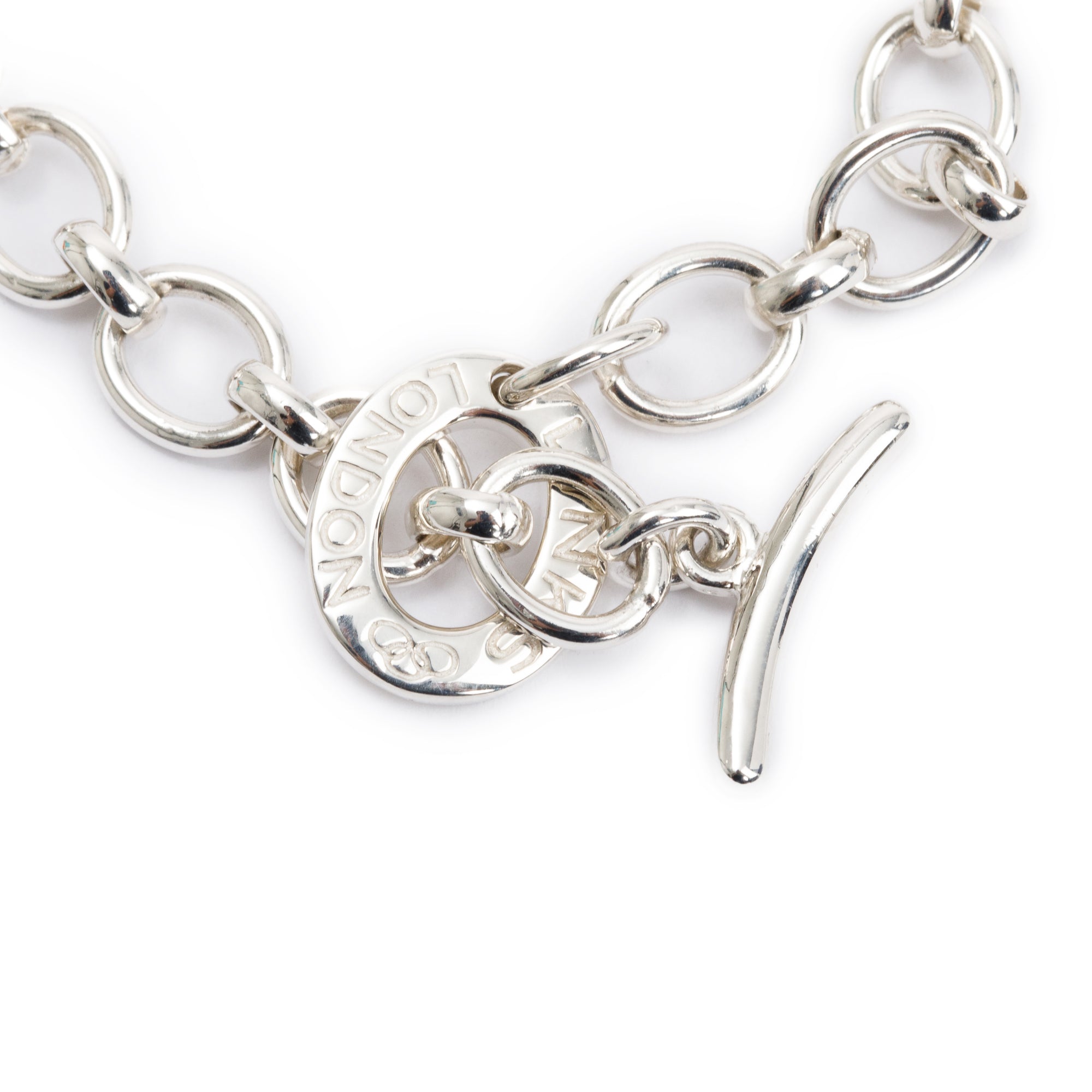 Links of London Sterling Silver Charm Bracelet w/ Box