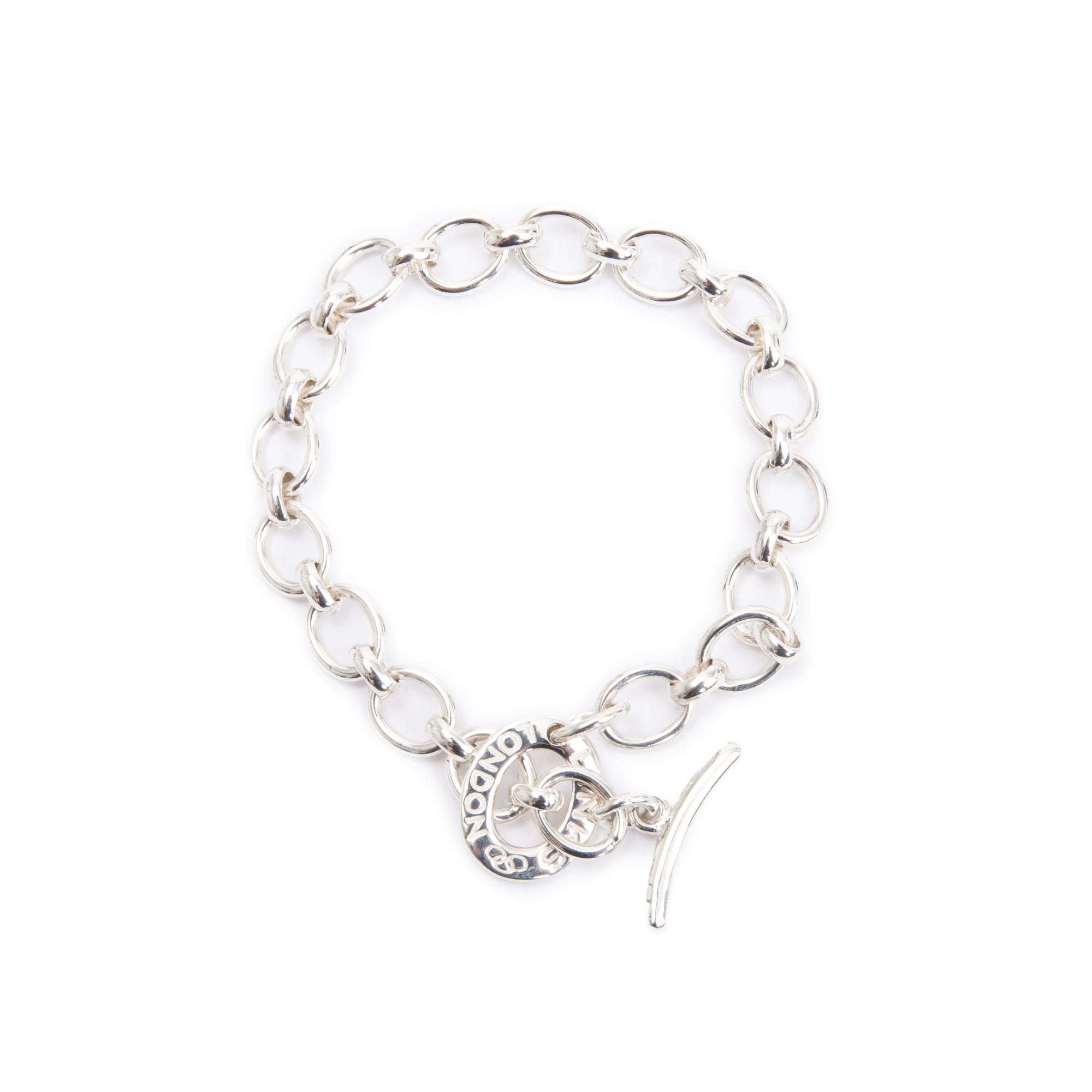Links of London Sterling Silver Charm Bracelet w/ Box