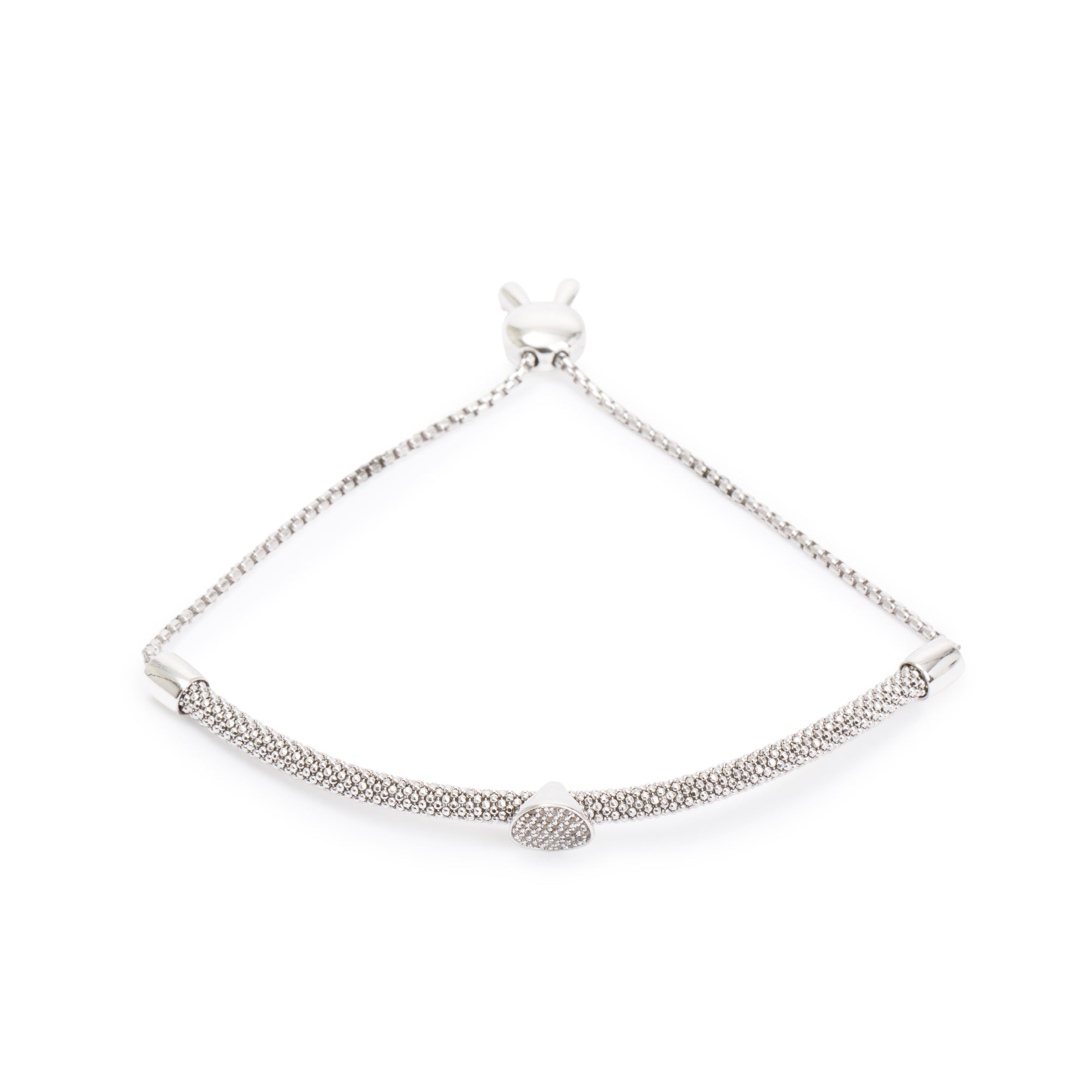 Links of London Sterling Silver Effervescence Star Dust CZ Friendship Bracelet