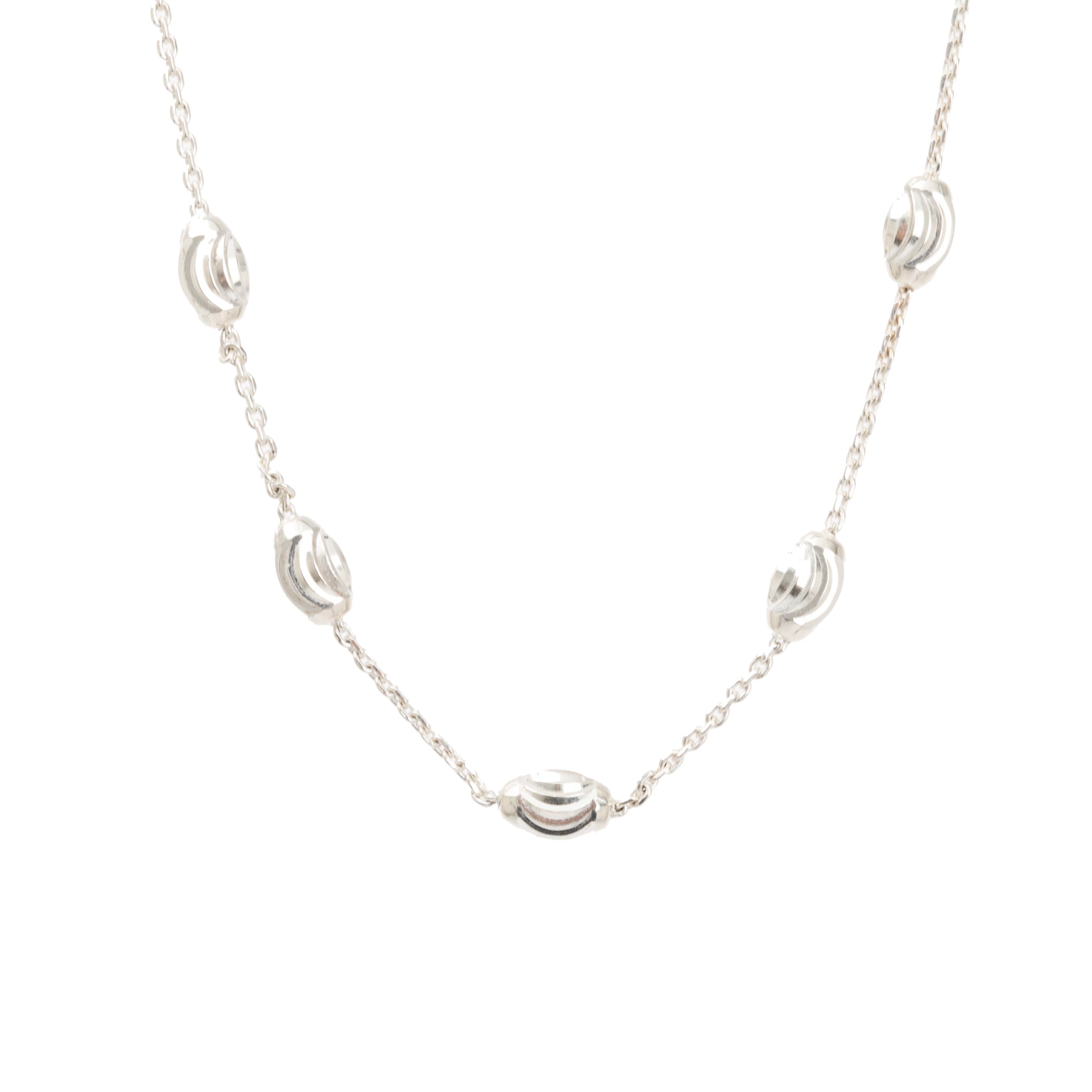 Links of London Sterling Silver Essentials Bead Station Necklace