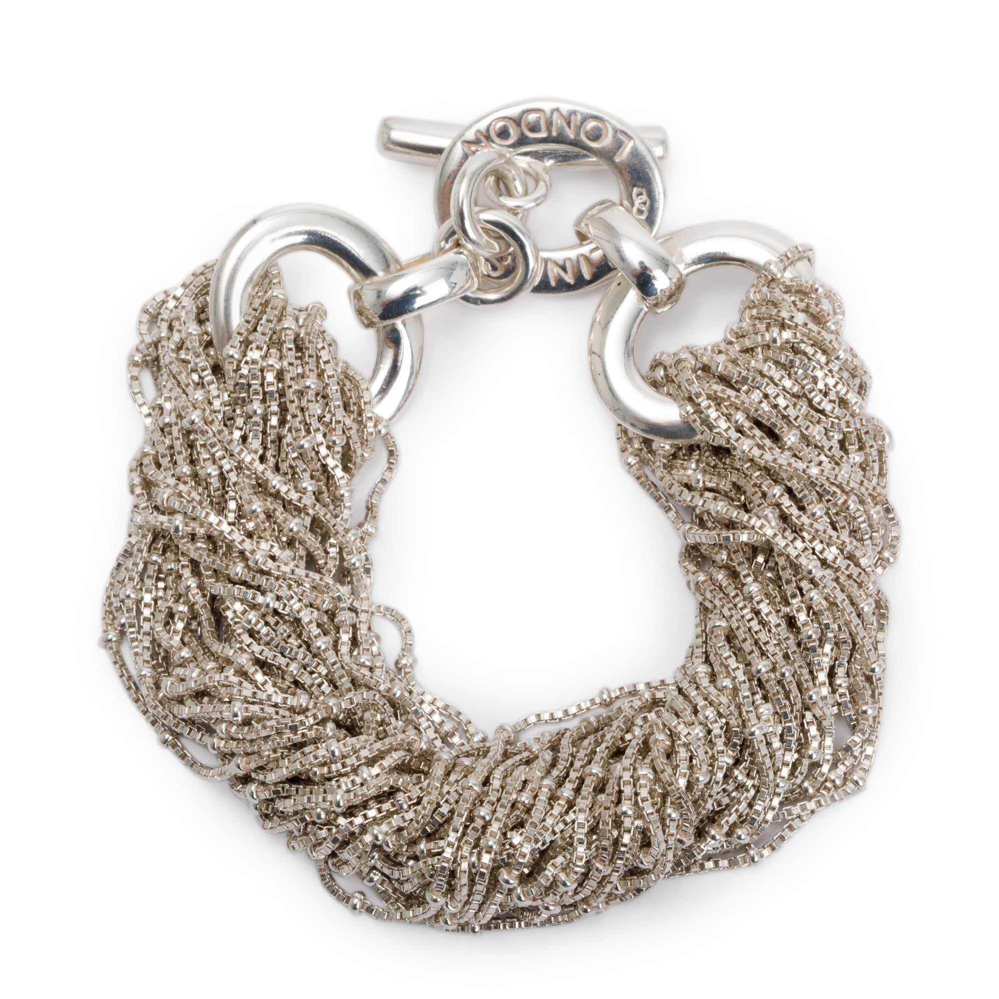 Links of London Sterling Silver Muti-Strand Toggle Bracelet