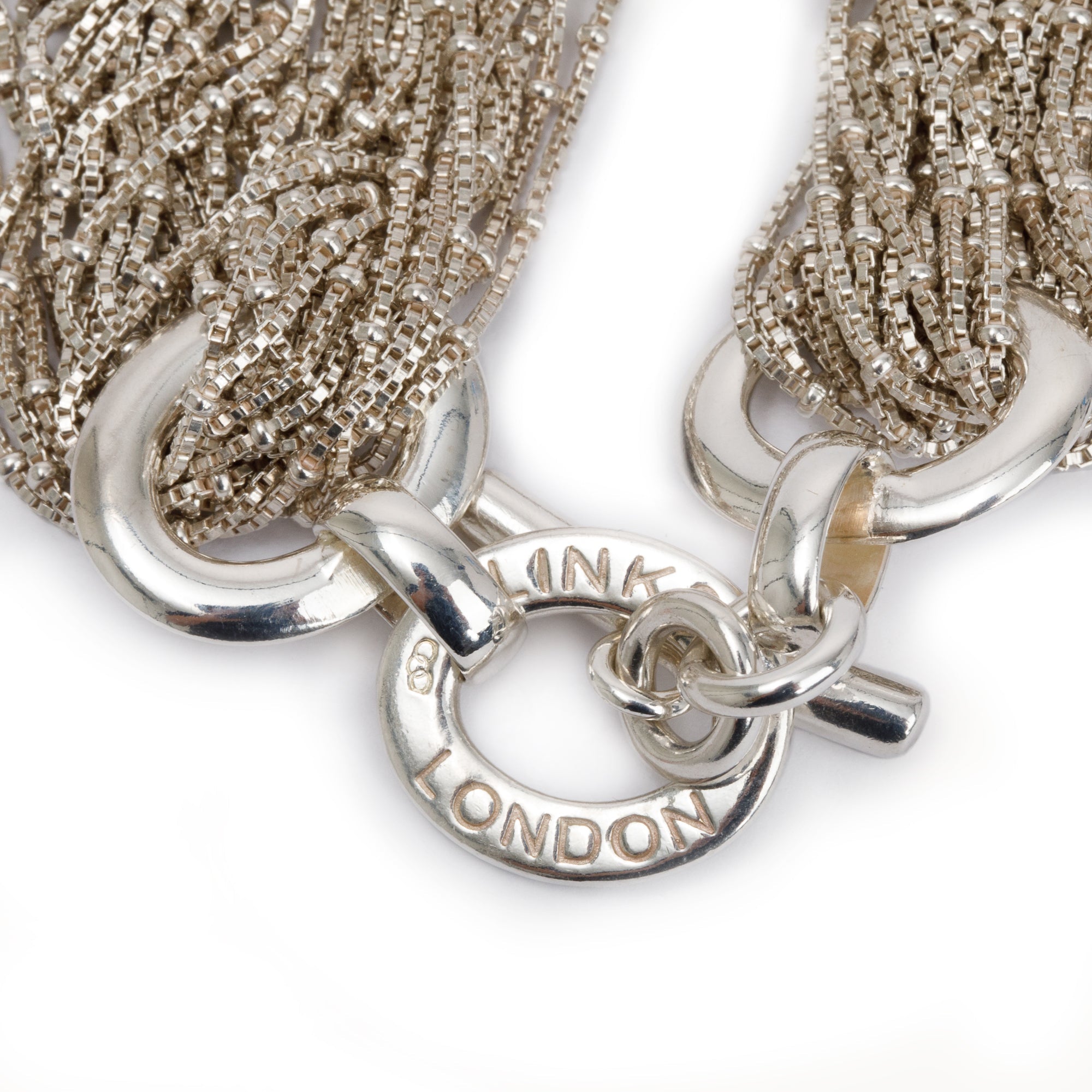 Links of London Sterling Silver Muti-Strand Toggle Bracelet