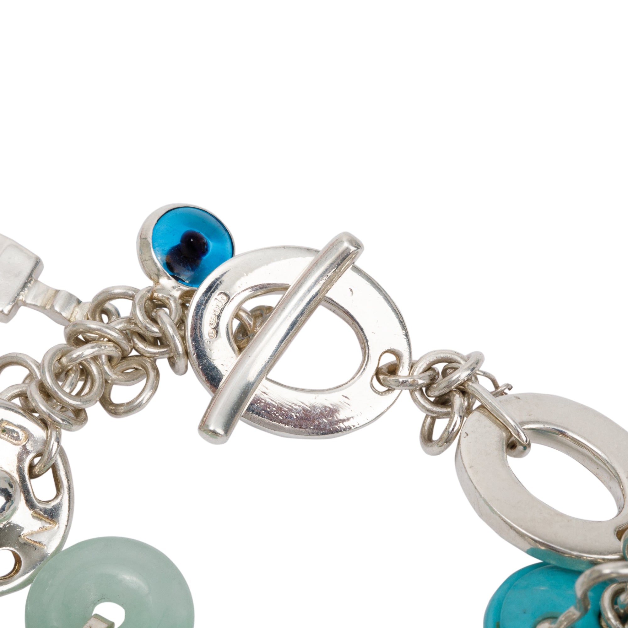 Links of London Sterling Silver Objets Trouves Charm Bracelet w/ Box