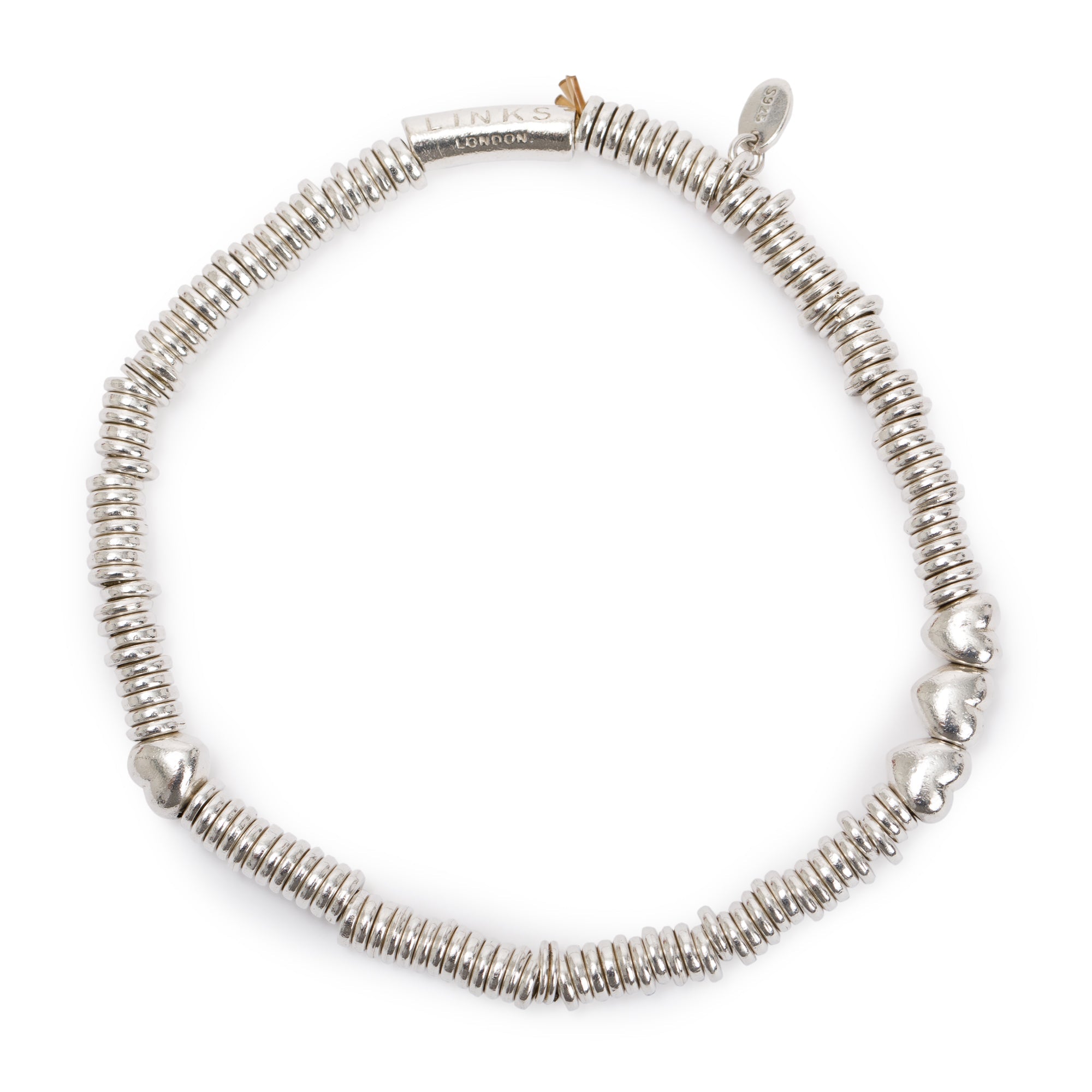 Links of London Sterling Silver Sweetie XS Heart Bracelet