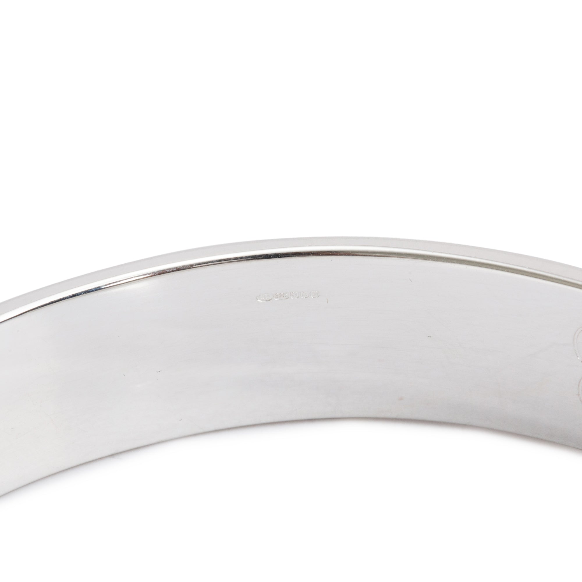 Links of London Sterling Silver Union Jack Cuff Bracelet, Size M w/ Box