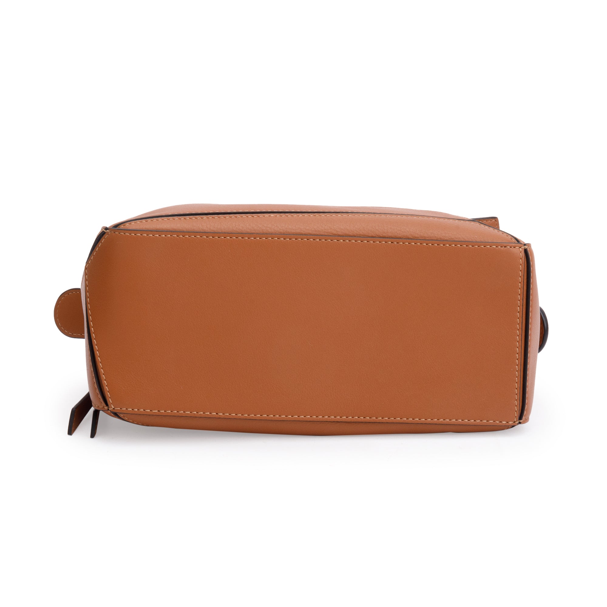 Loewe 2020 Tan Calfskin Leather Small Puzzle Edge Bag