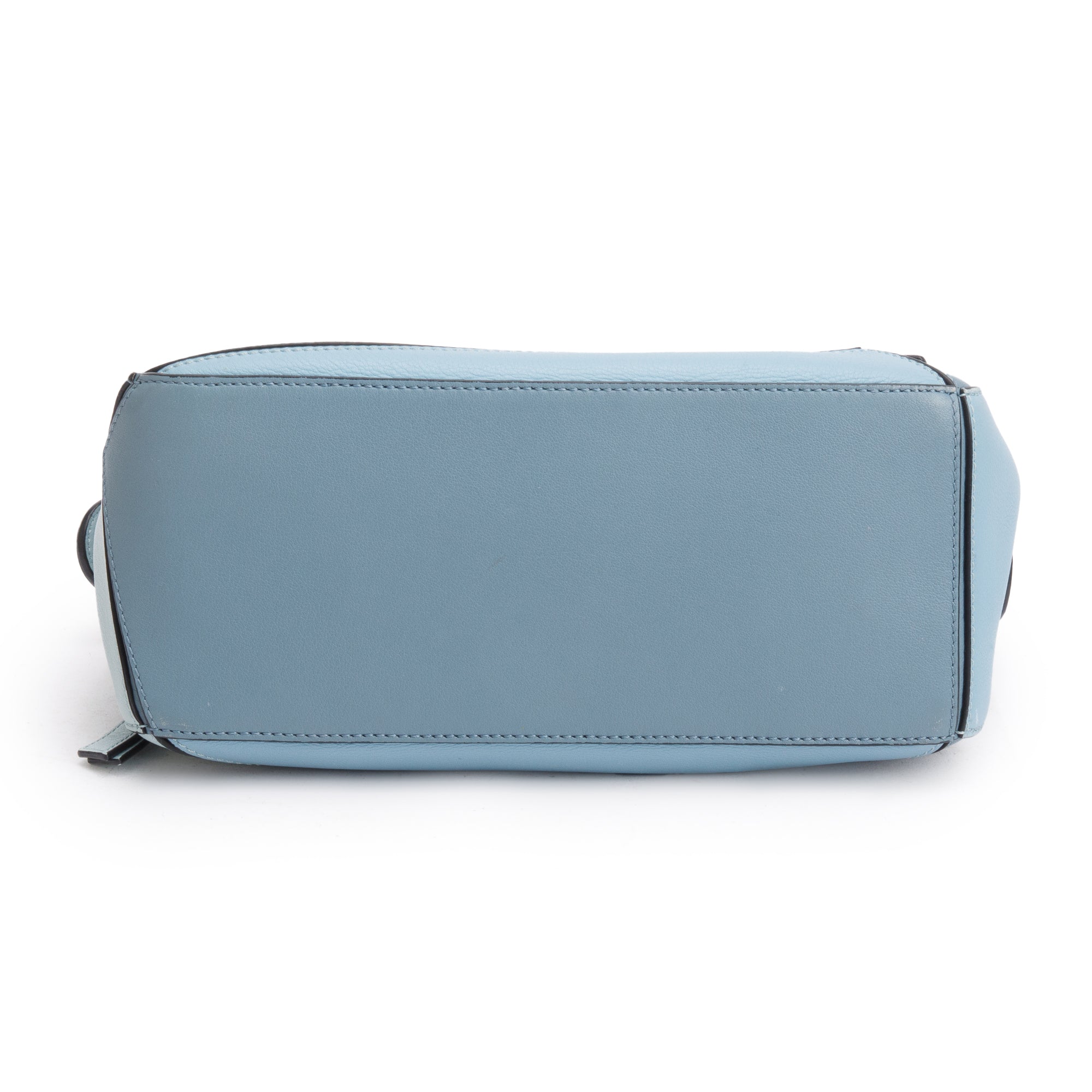 Loewe Blue Calfskin Leather Small Puzzle Edge Bag w/ Strap