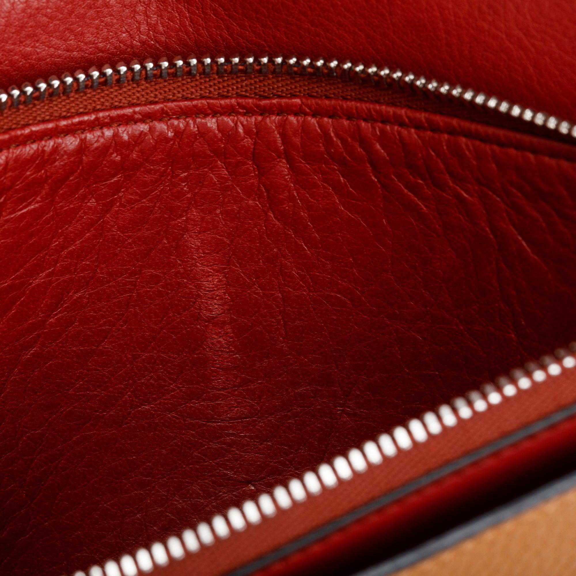 Loewe Brown Leather Wallet on Chain w/ Box