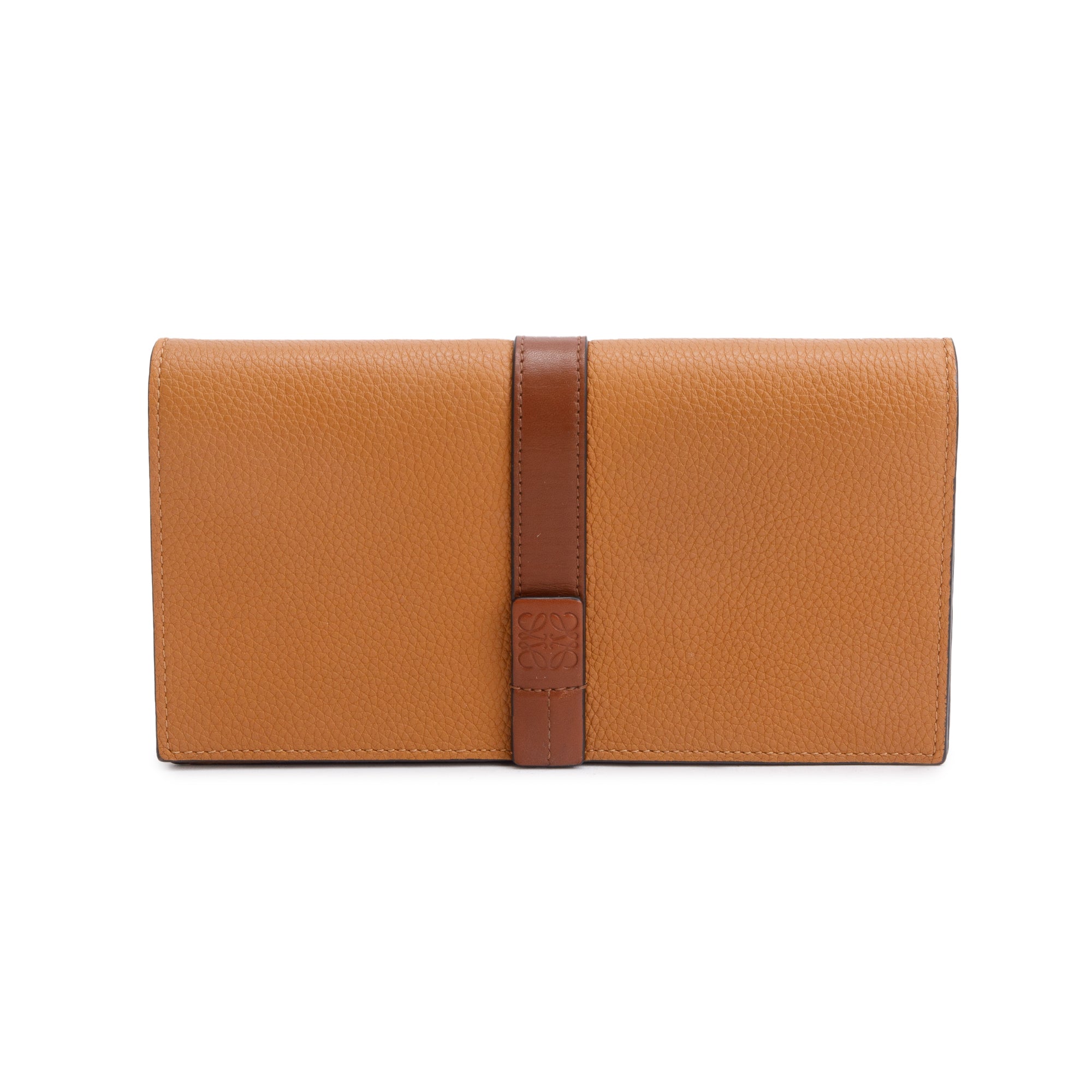 Loewe Brown Leather Wallet on Chain w/ Box