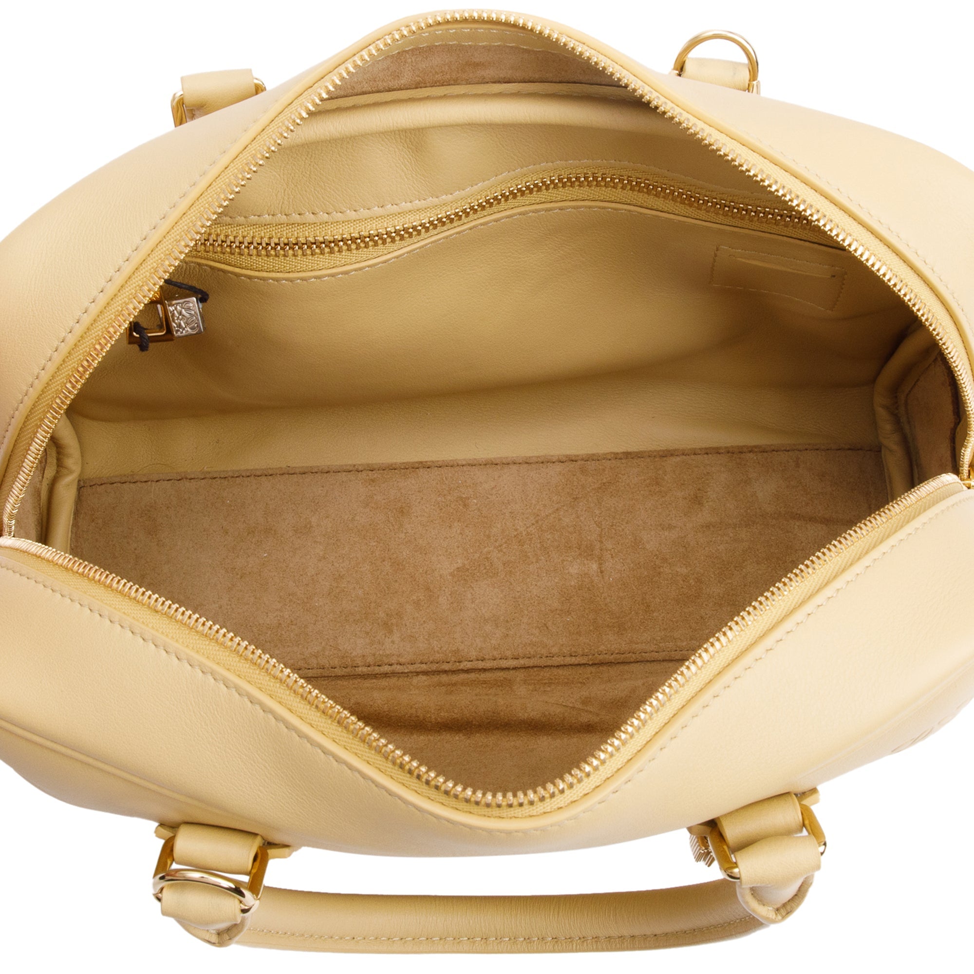 Loewe Yellow Calfskin Leather Amazona 23 Bag w/ Strap & Box