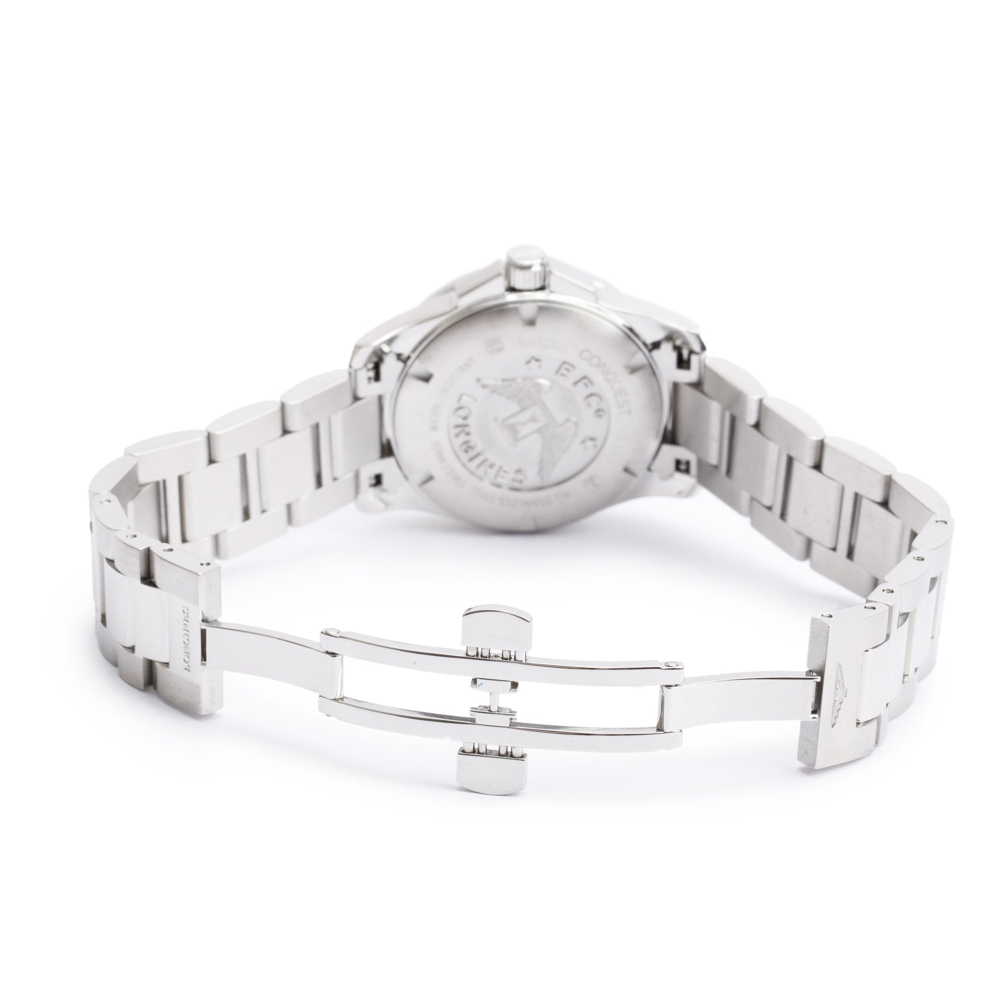 Longines Stainless Steel Conquest 29.5 MM Quartz Watch w/ Box & Papers