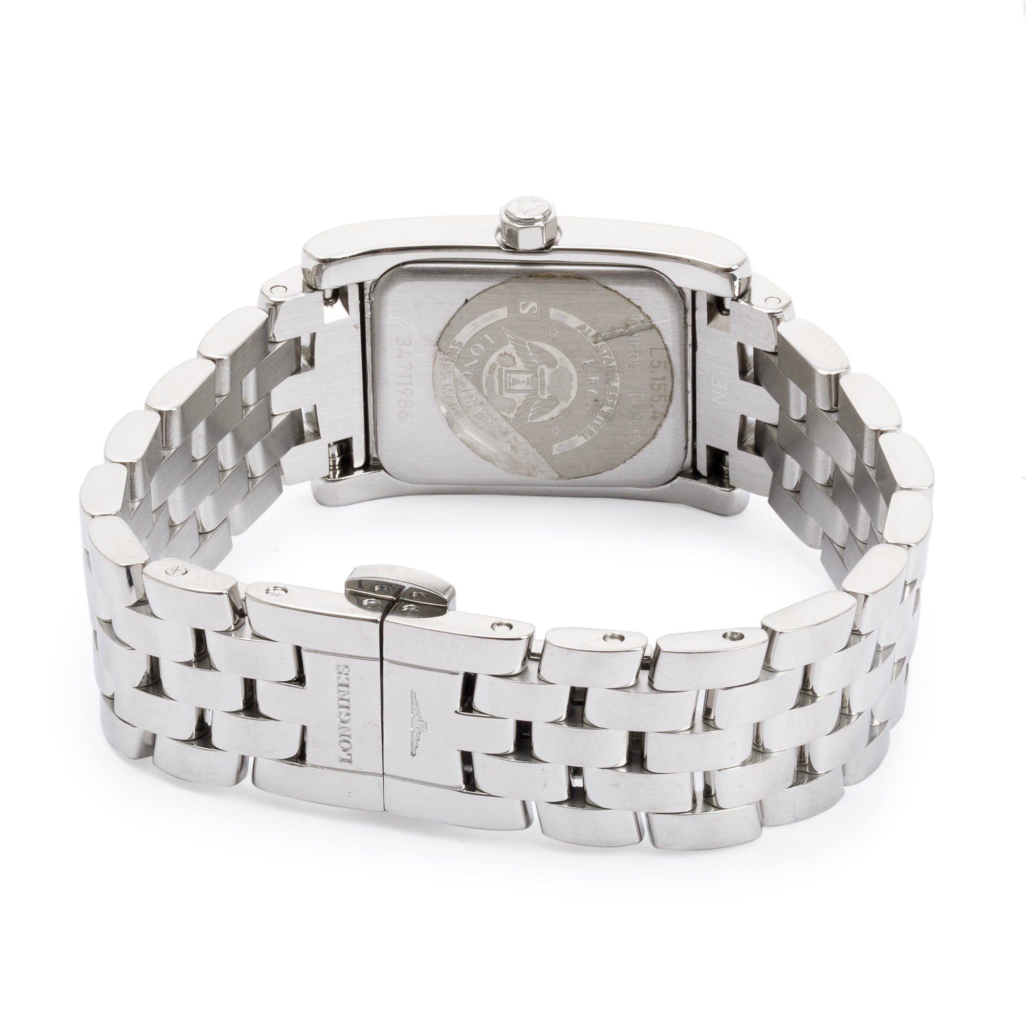 Longines Stainless Steel Diamond Dial DolceVita Watch