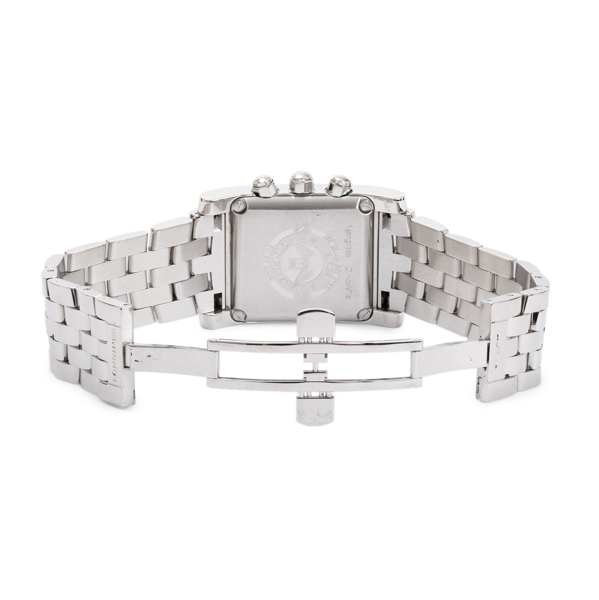 Longines Stainless Steel DolceVita 28 MM Chronograph Quartz Watch w/ Box & Papers