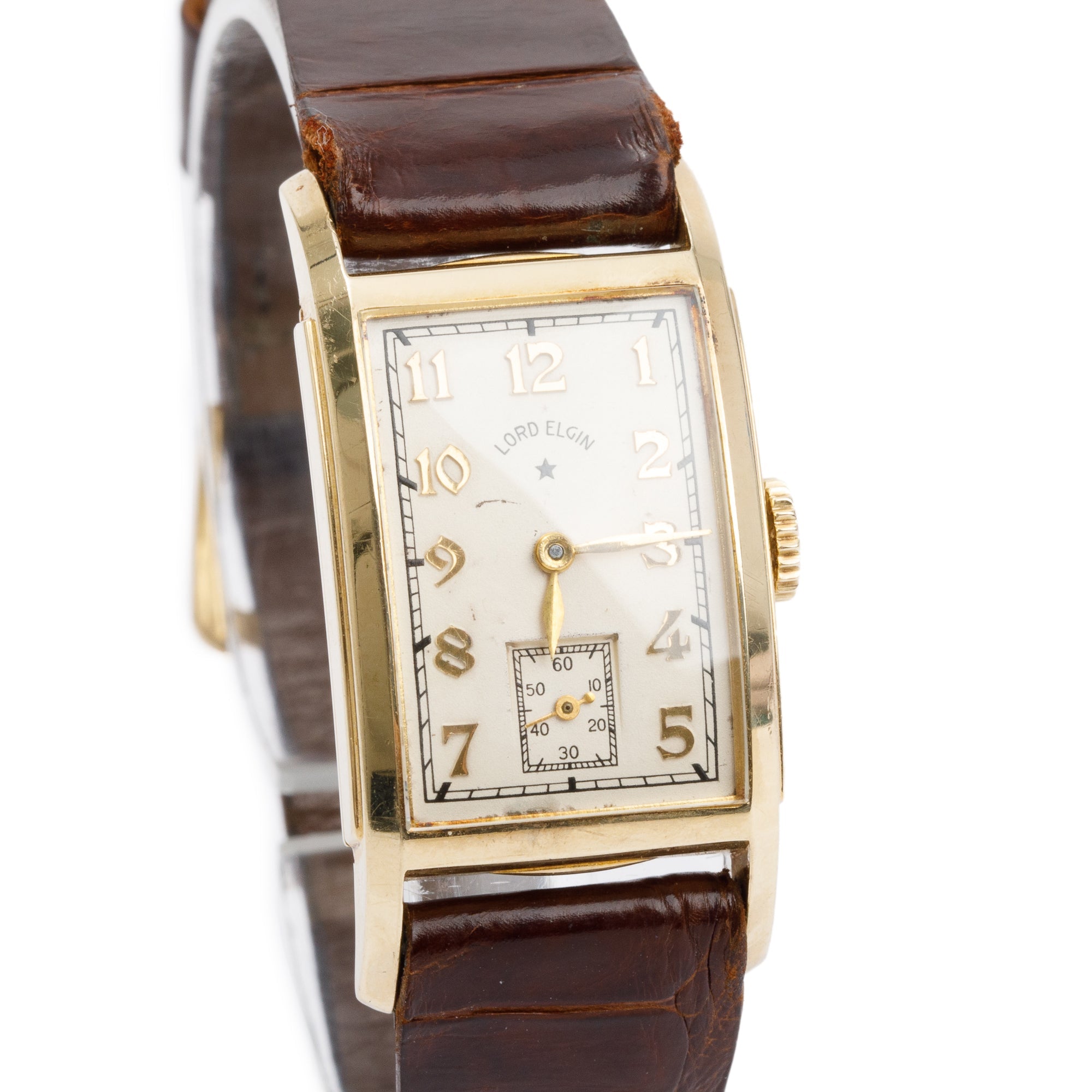 Lord Elgin Vintage 14k Yellow Gold Manual Dress Watch