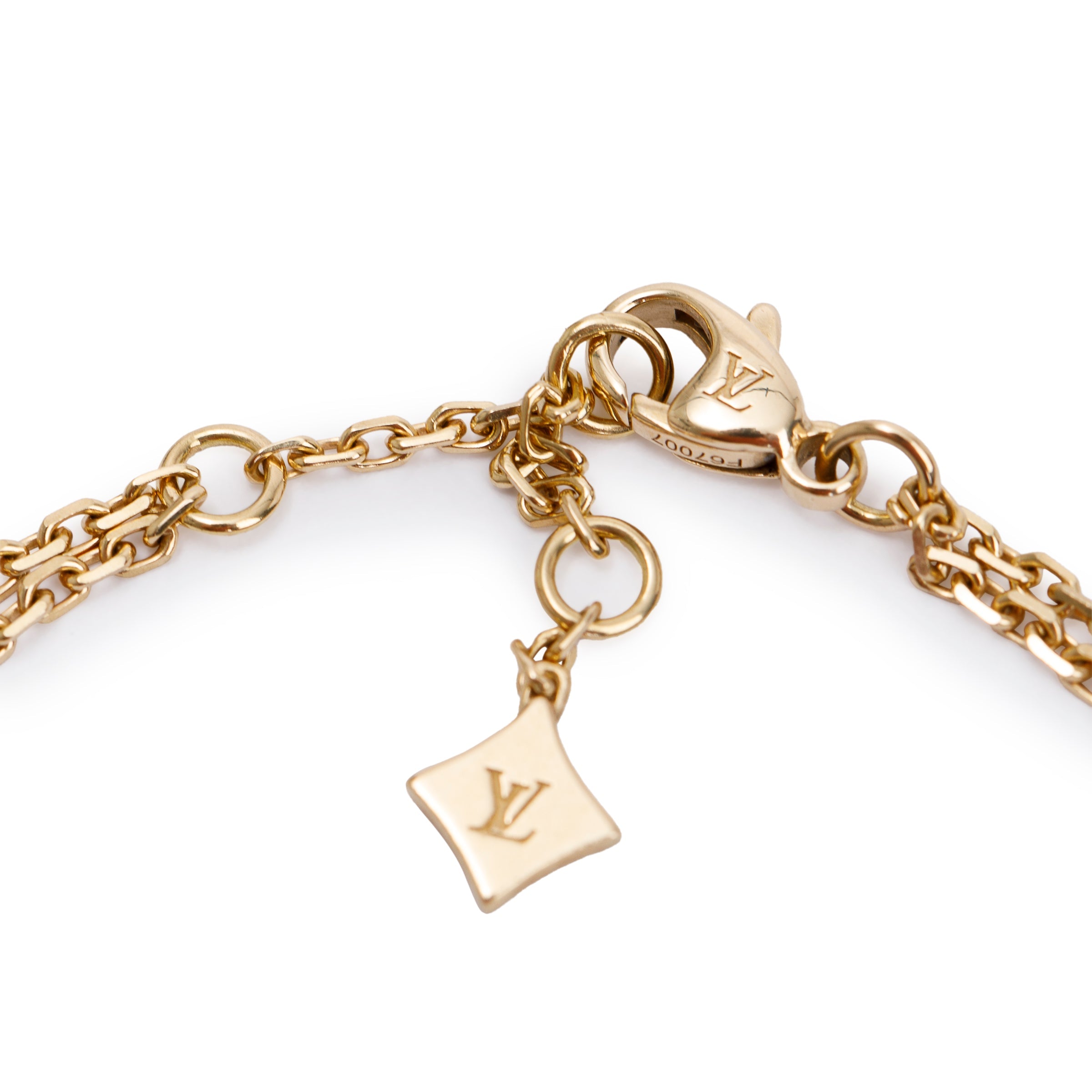 Louis Vuitton 18k Yellow Gold Empreinte Chain Bracelet w/ Box