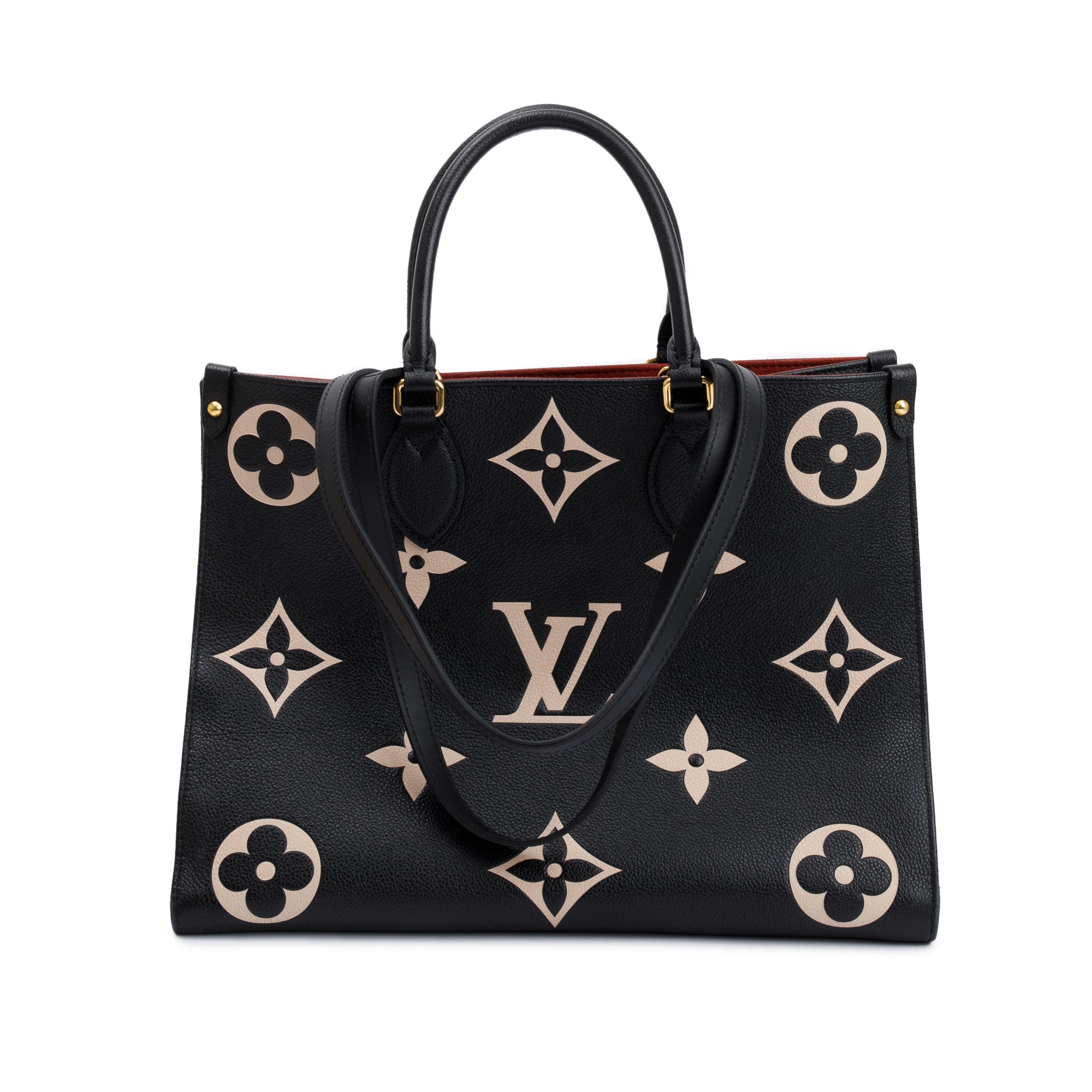 Louis Vuitton 2020 Bicolor Monogram Empreinte Leather OnTheGo MM