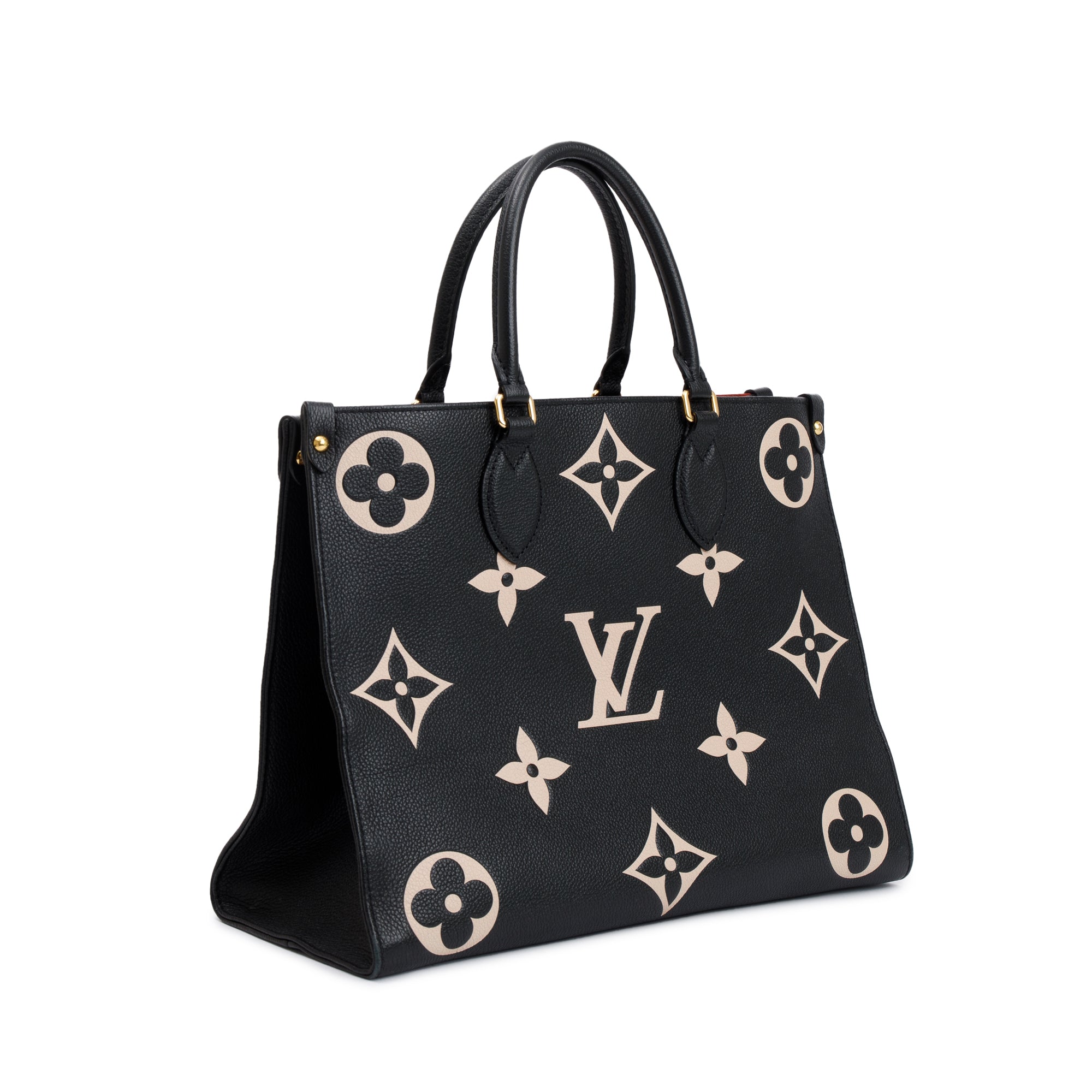 Louis Vuitton 2020 Bicolor Monogram Empreinte Leather OnTheGo MM