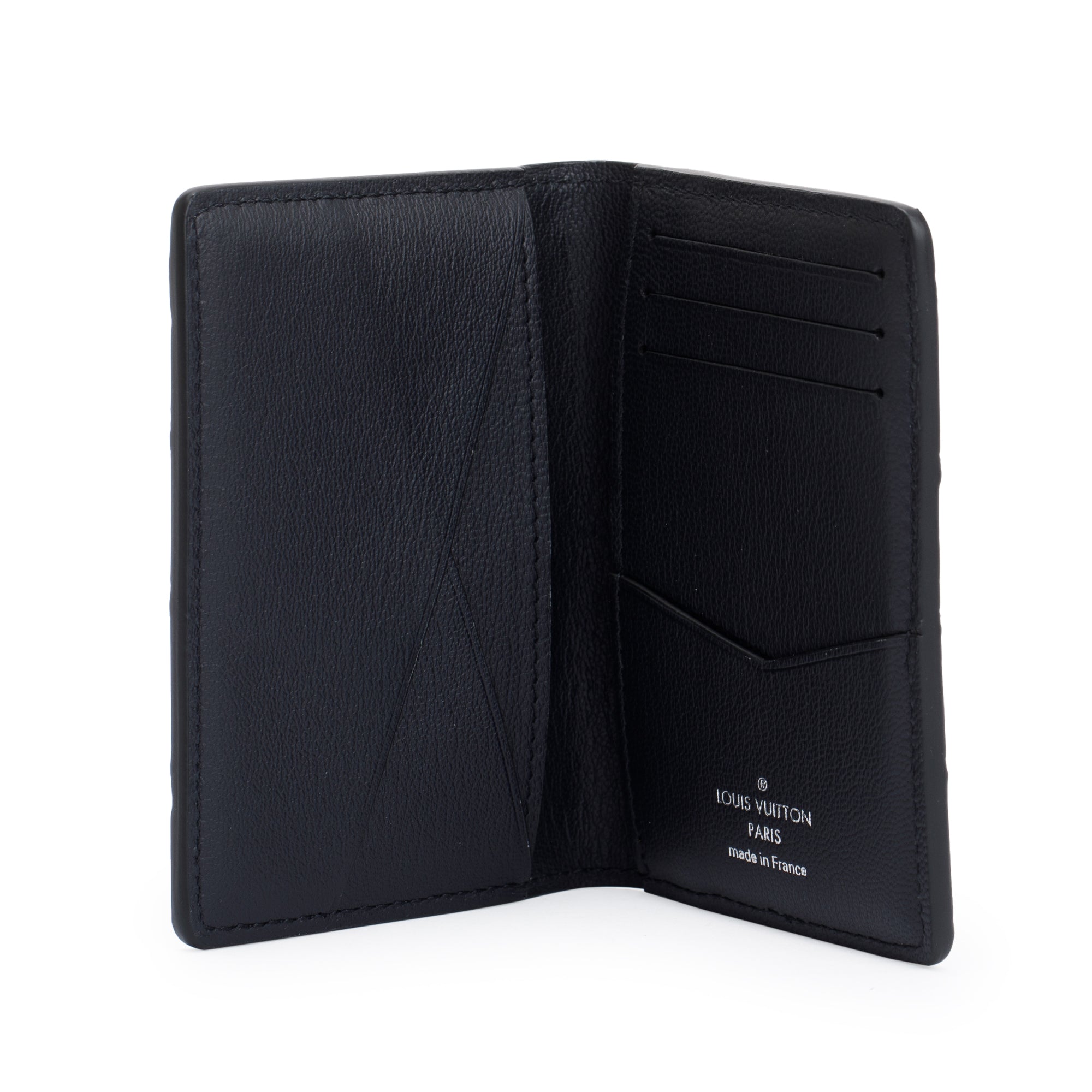 Louis Vuitton 2020 Black Crocodilien Mat Pocket Organizer w/ Box