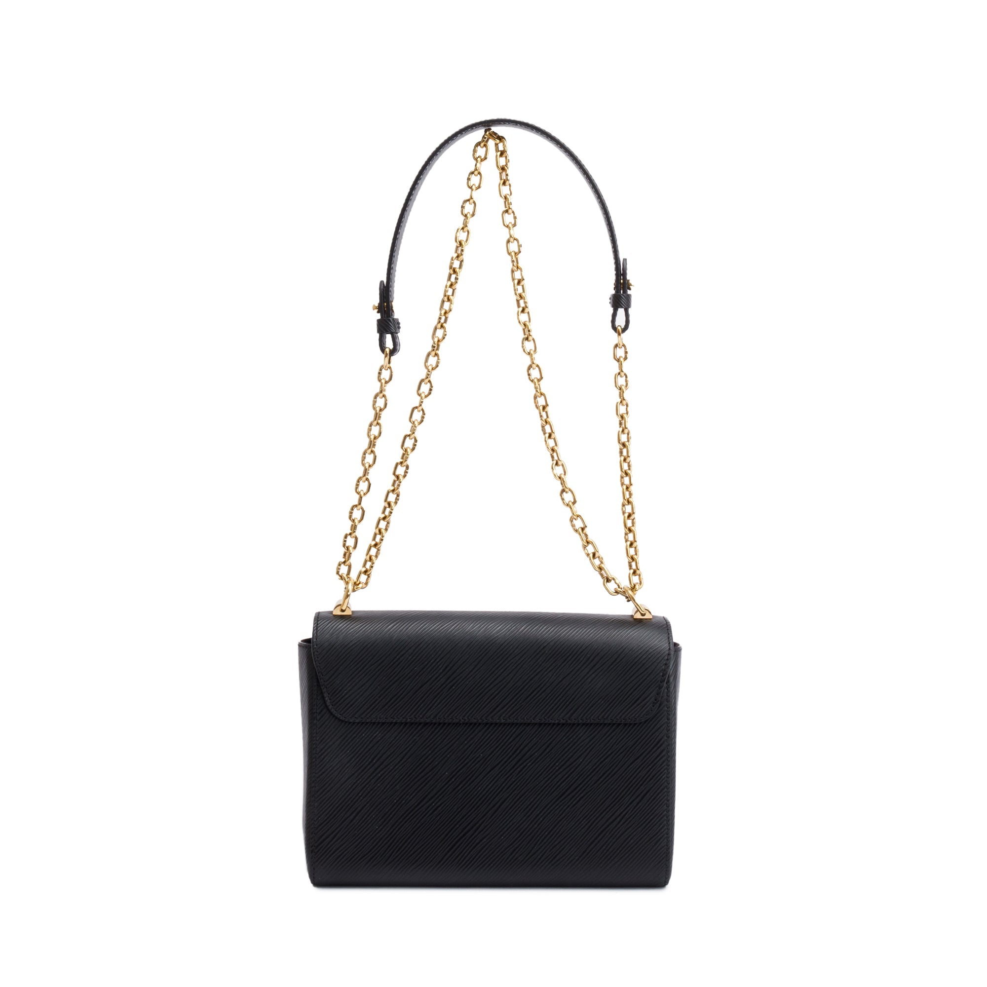 Louis Vuitton 2020 Black Epi Leather Twist MM Bag w/ Box