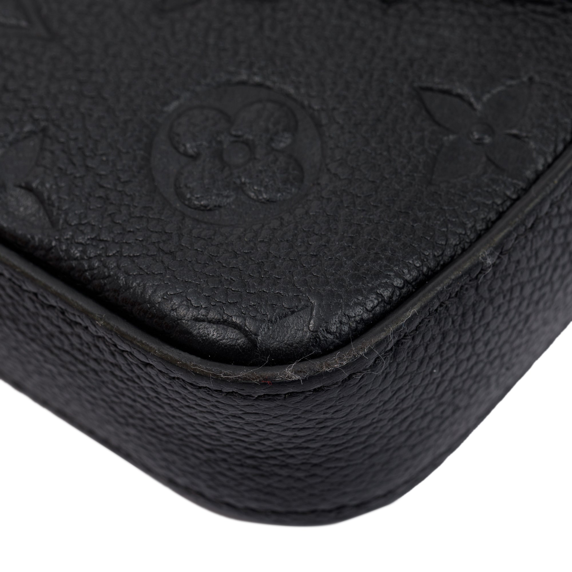 Louis Vuitton 2020 Black Monogram Empreinte Felicie Pochette Bag w/ Box