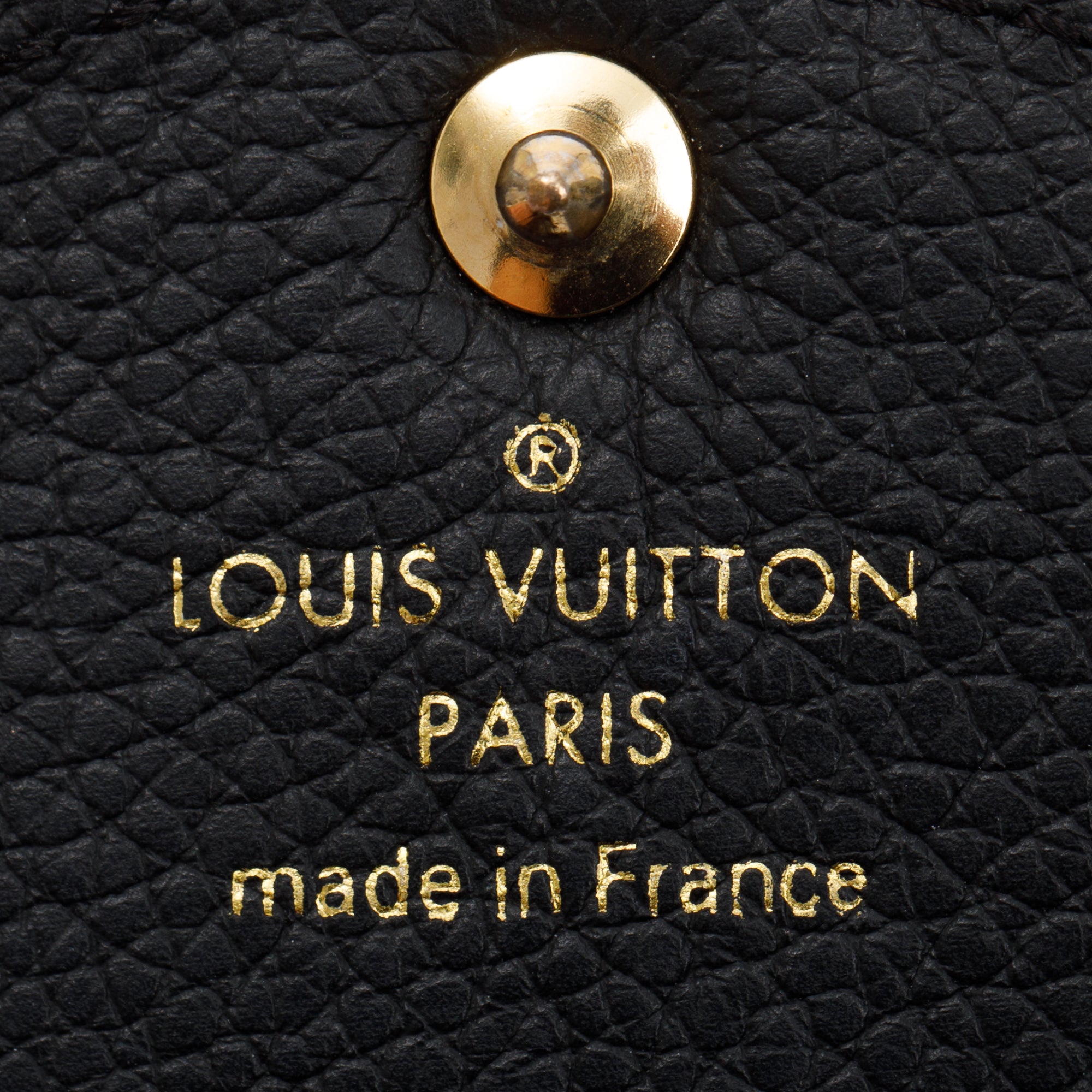 Louis Vuitton 2020 Black Monogram Empreinte Key Pouch