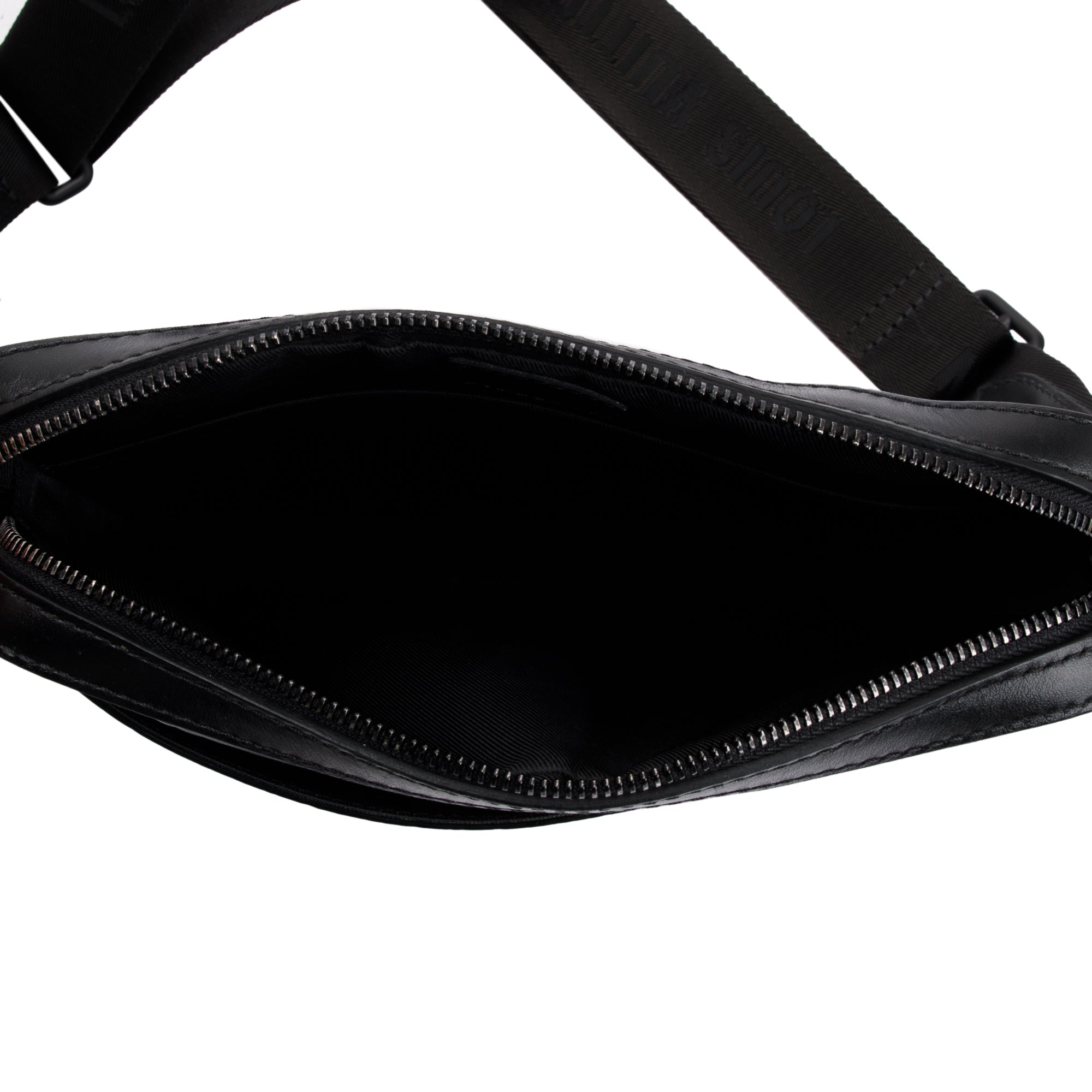 Louis Vuitton 2020 Black Monogram Shadow Embossed Calfskin Leather Duo Messenger Bag