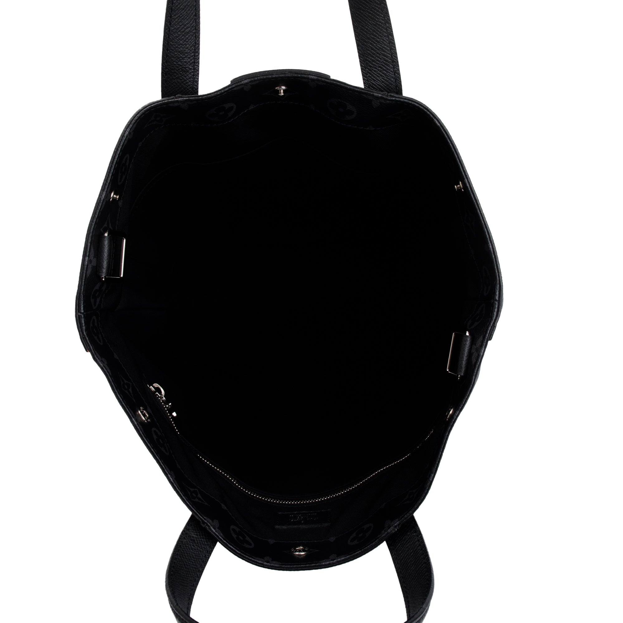 Louis Vuitton 2020 Black Monogram Taigarama City Tote w/ Strap