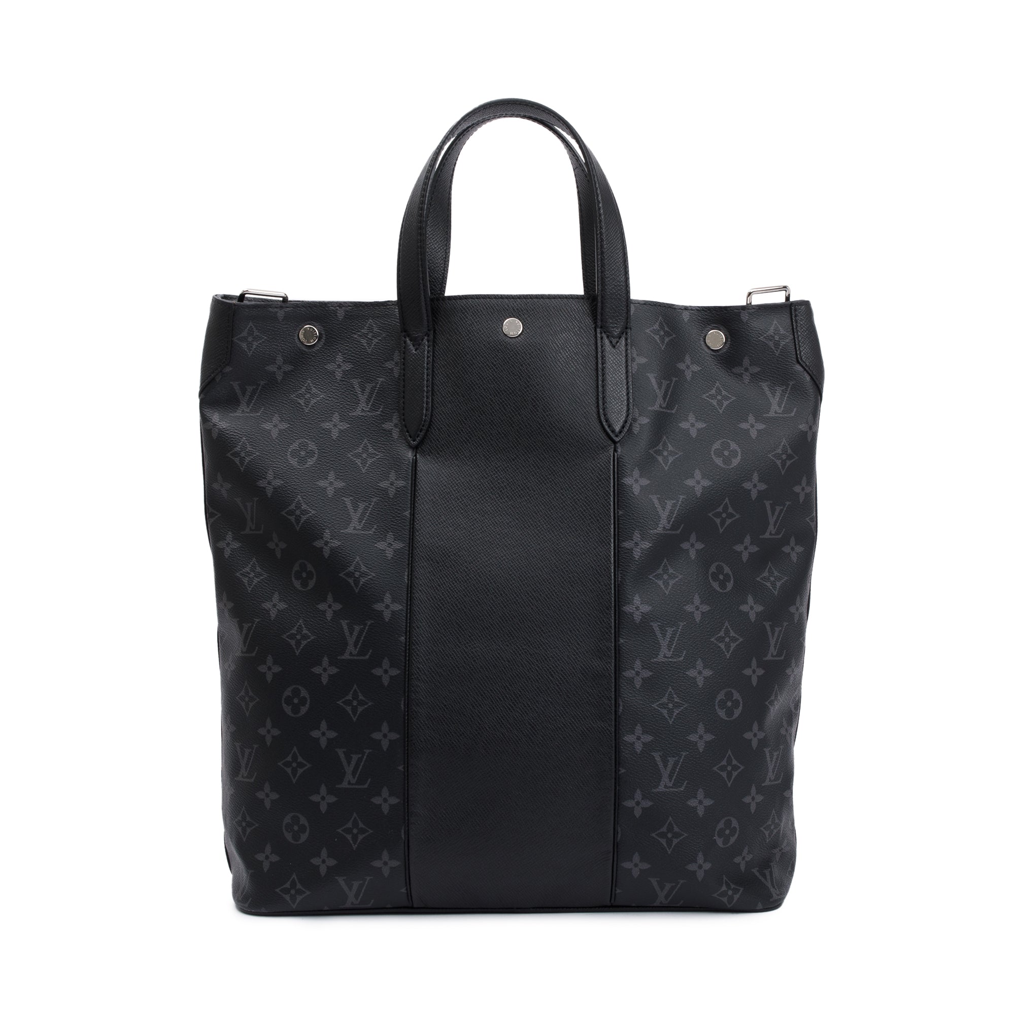 Louis Vuitton 2020 Black Monogram Taigarama City Tote w/ Strap
