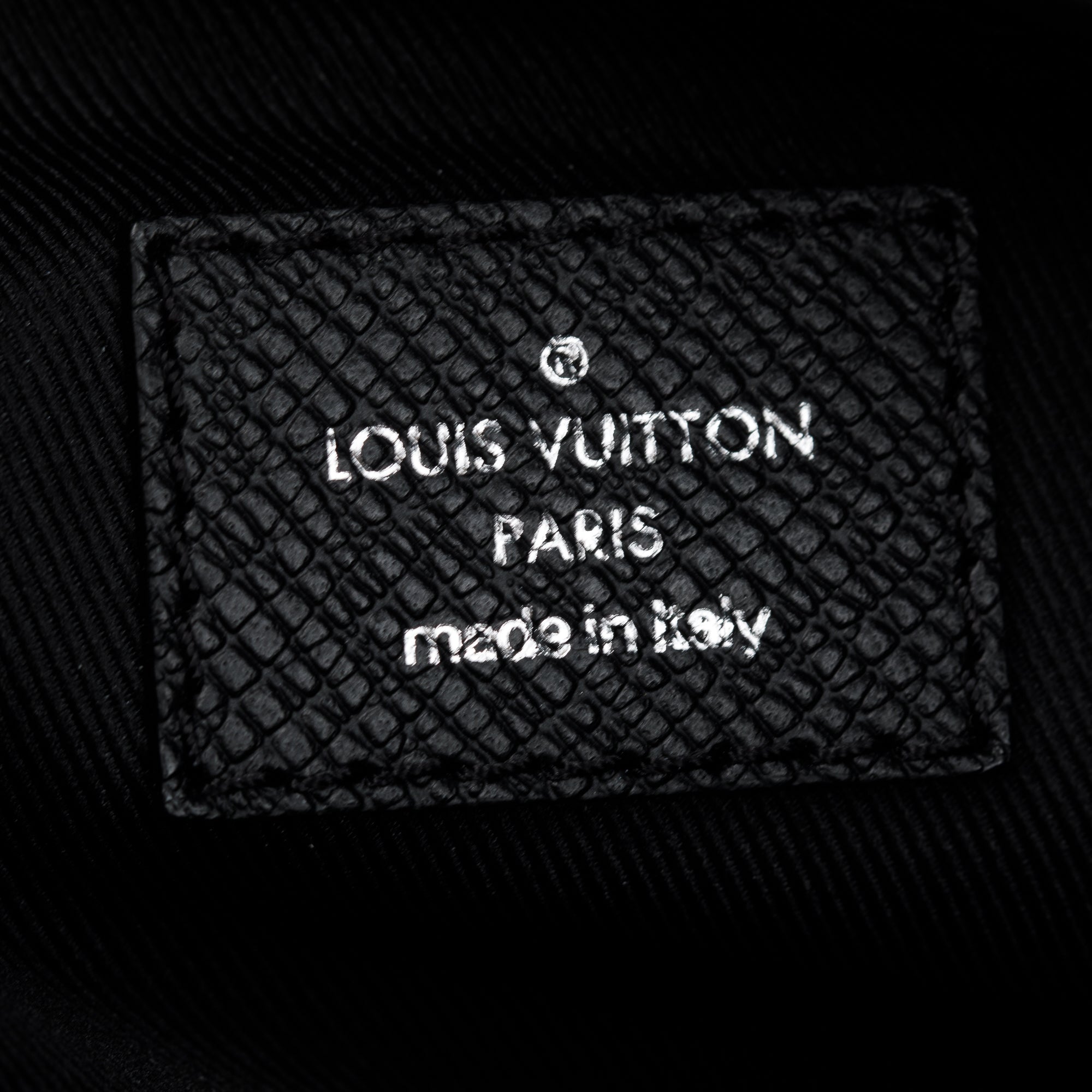Louis Vuitton 2020 Black Taigarama Outdoor Messenger Bag