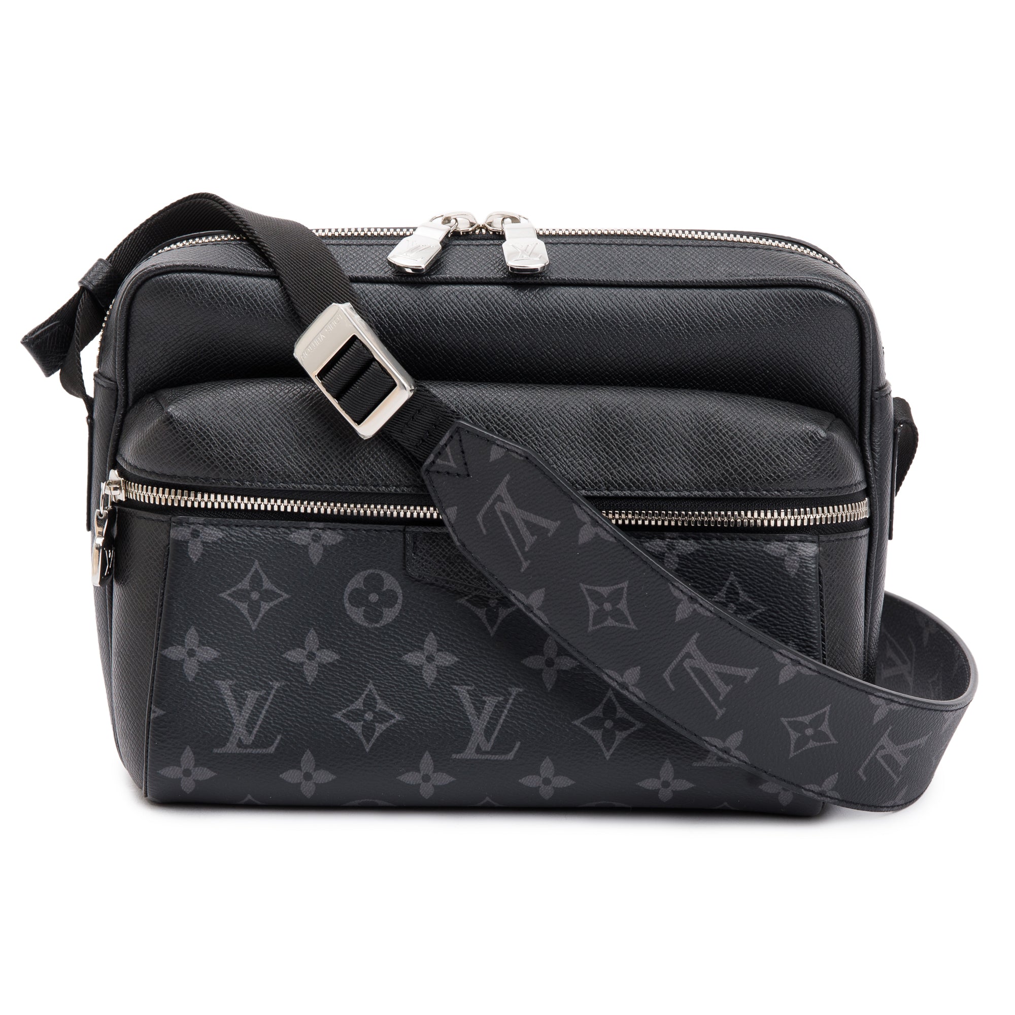 Louis Vuitton 2020 Black Taigarama Outdoor Messenger Bag